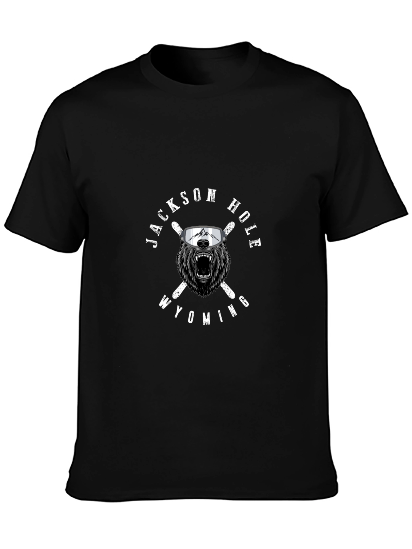 Jackson Hole Wyoming Bear Graphic Tee