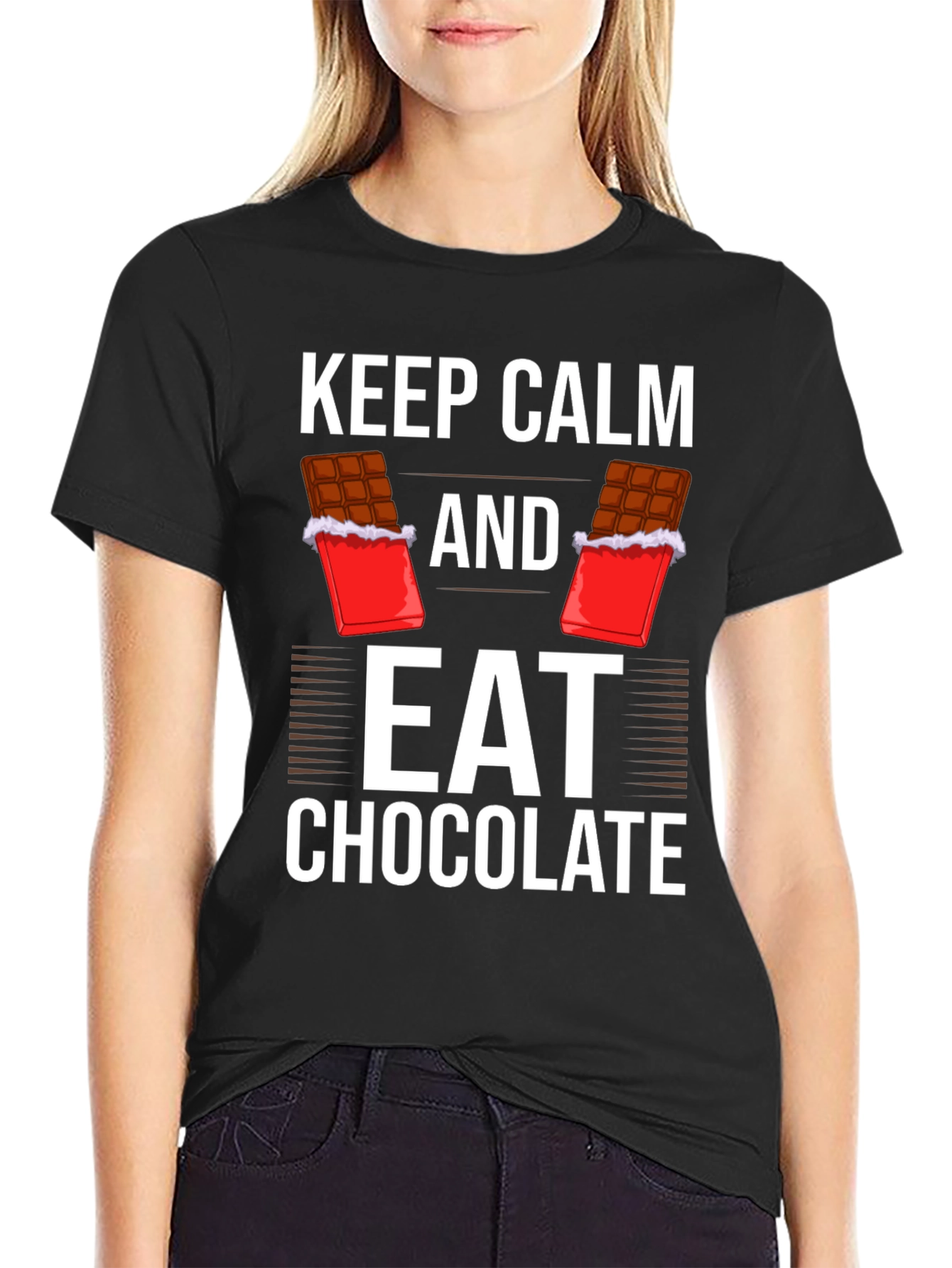 Keep Calm and Eat Chocolate T-Shirt