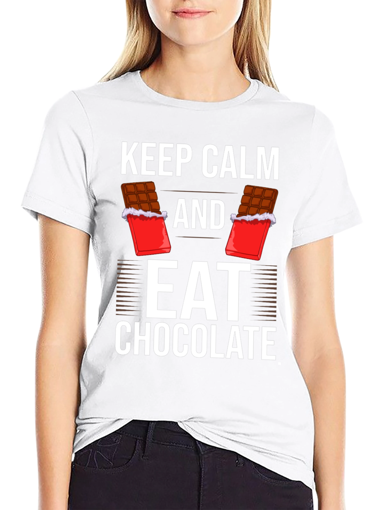 Keep Calm and Eat Chocolate T-Shirt