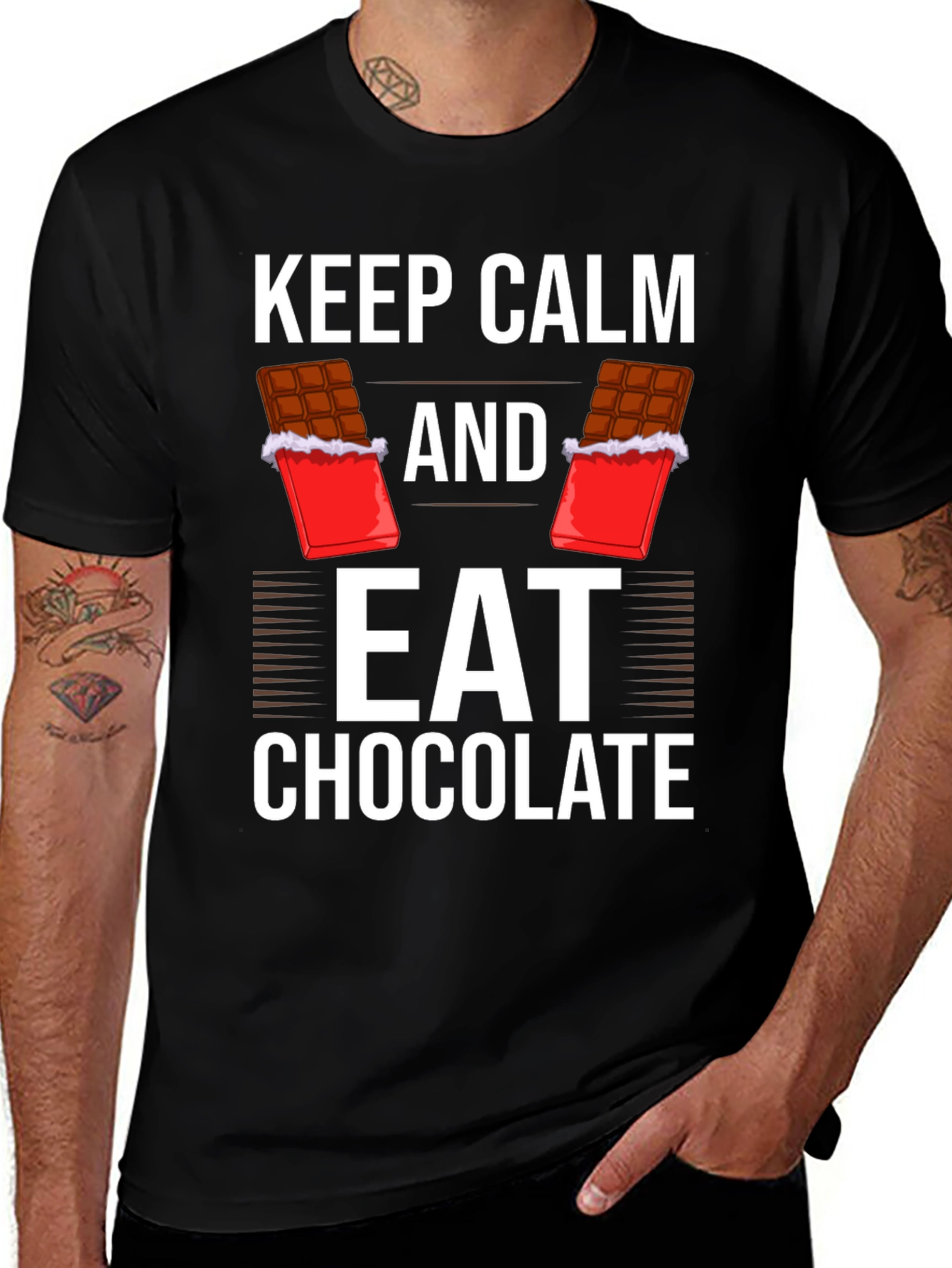 Keep Calm and Eat Chocolate T-Shirt