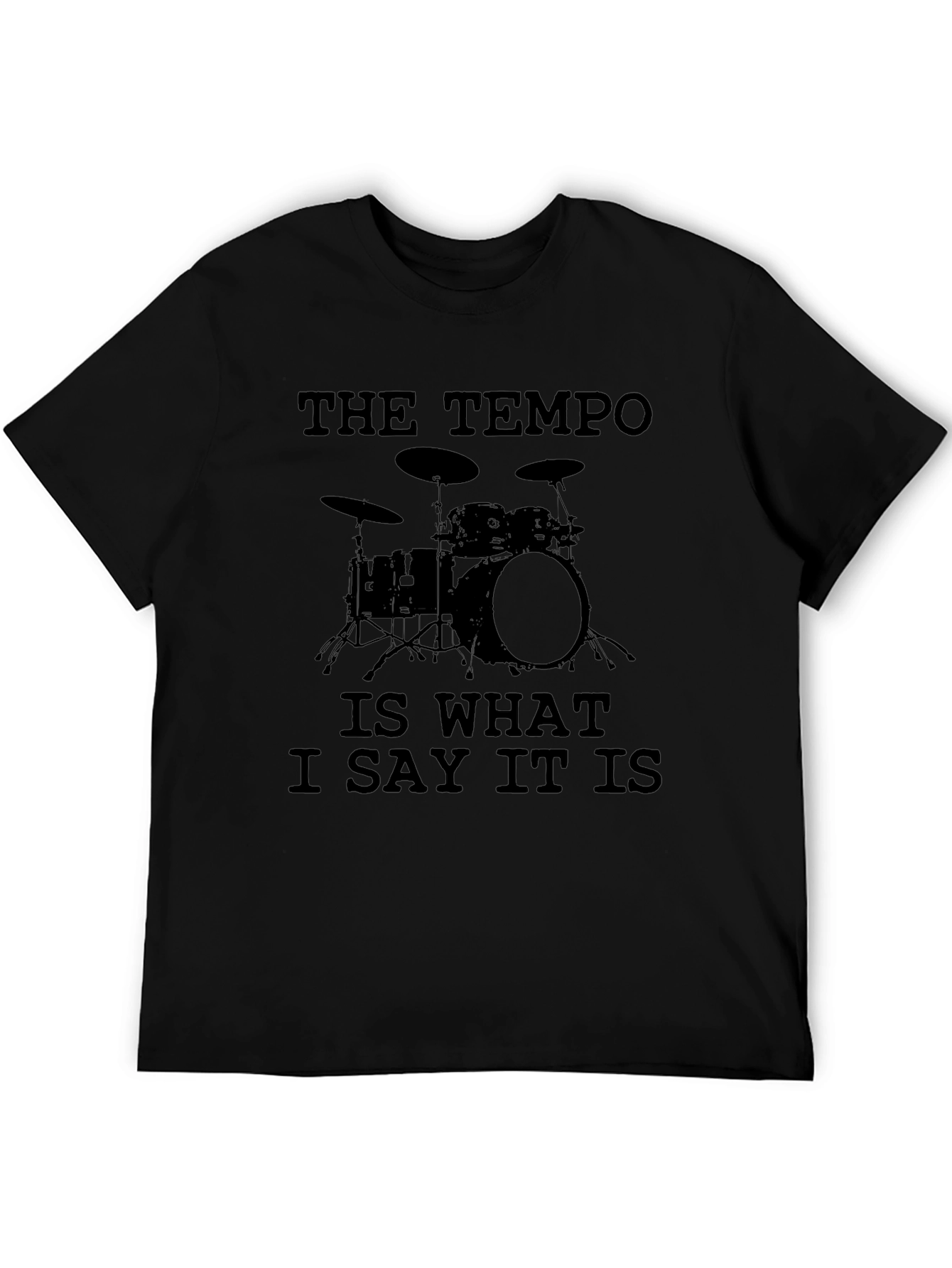 The Tempo Drummer T-Shirt - Music Band Funny Tee