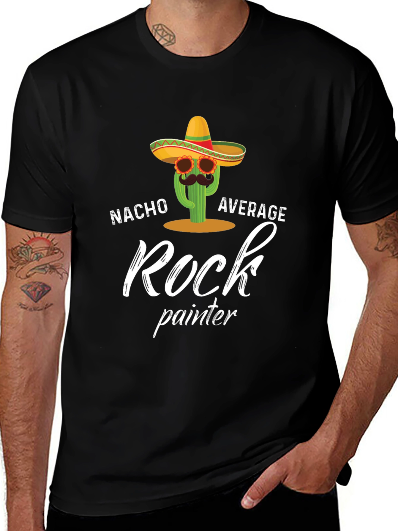 Nacho Average Rock Painter T-Shirt