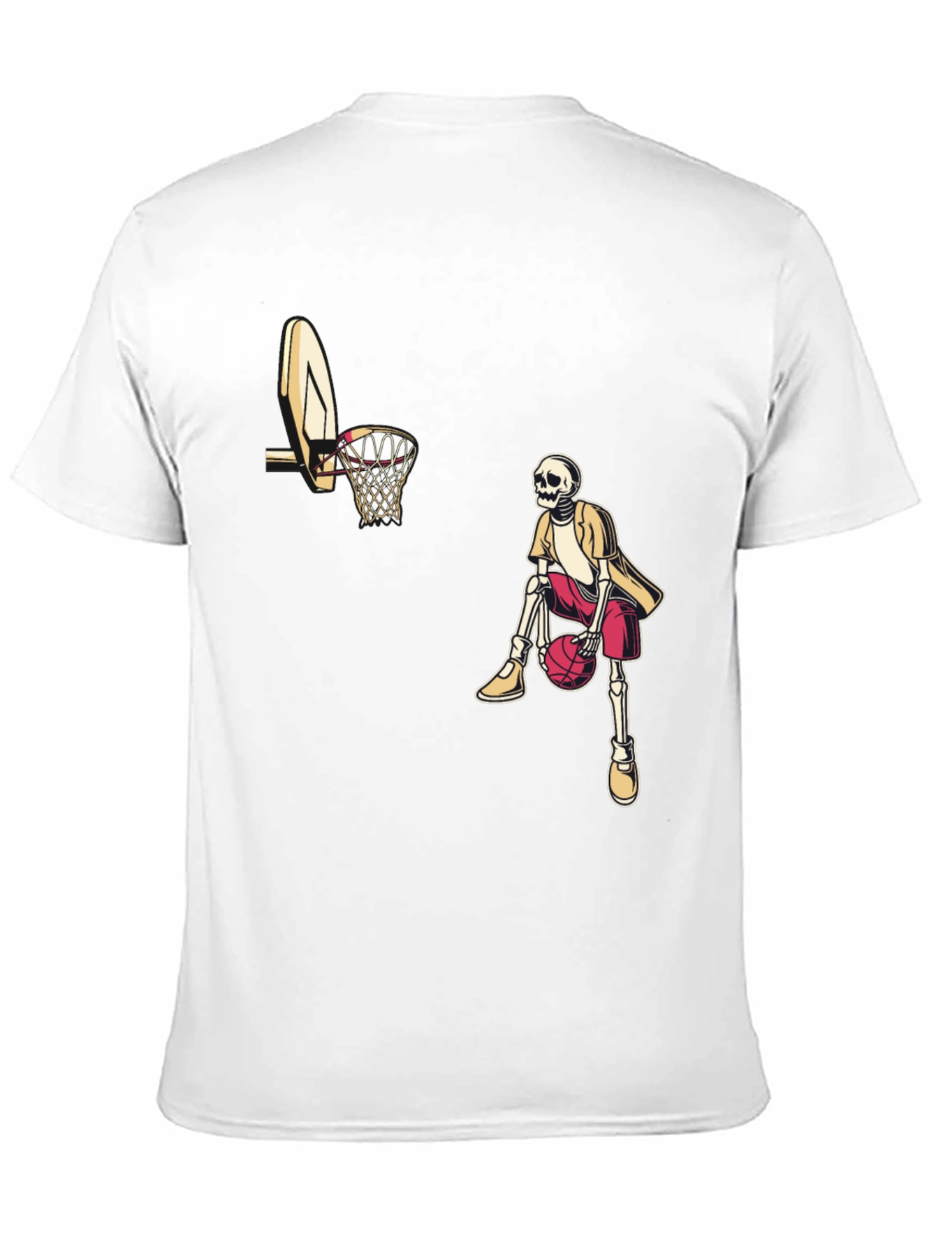 Skeleton Baller Black Graphic Tee