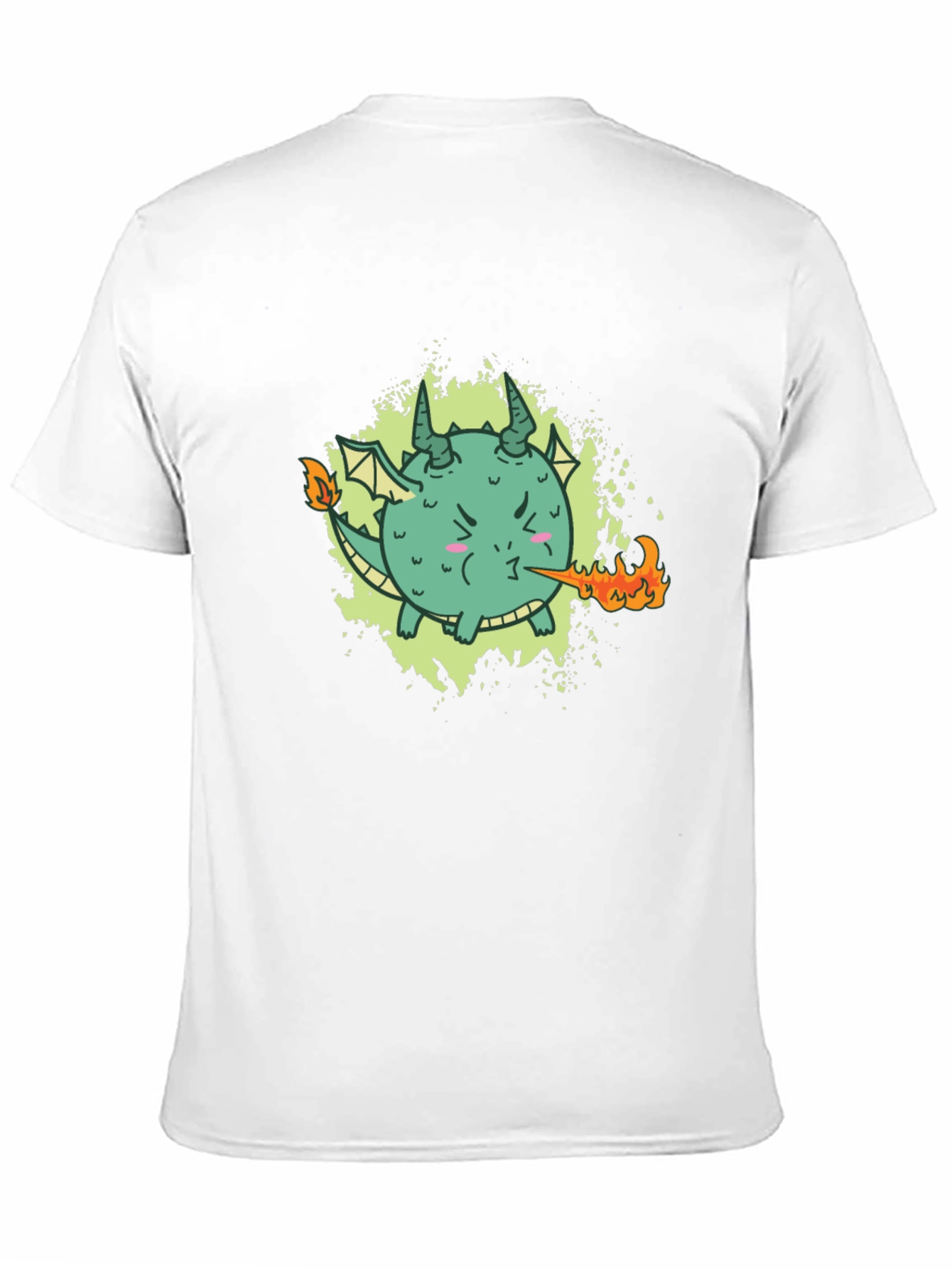 Black Dragon Fireball T-Shirt - Fun Graphic Tee
