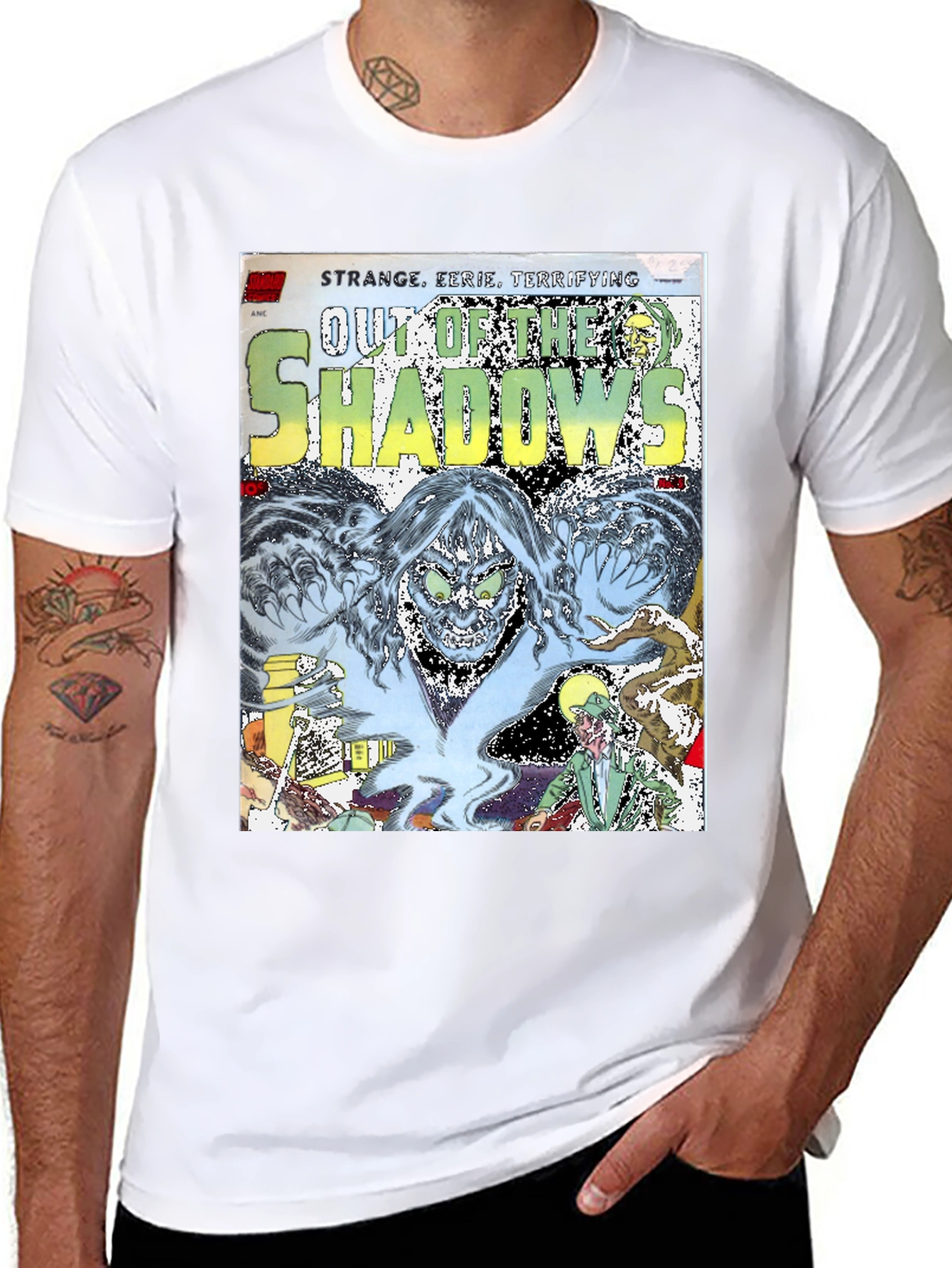 Out of the Shadows Graphic Tee - Mens Black