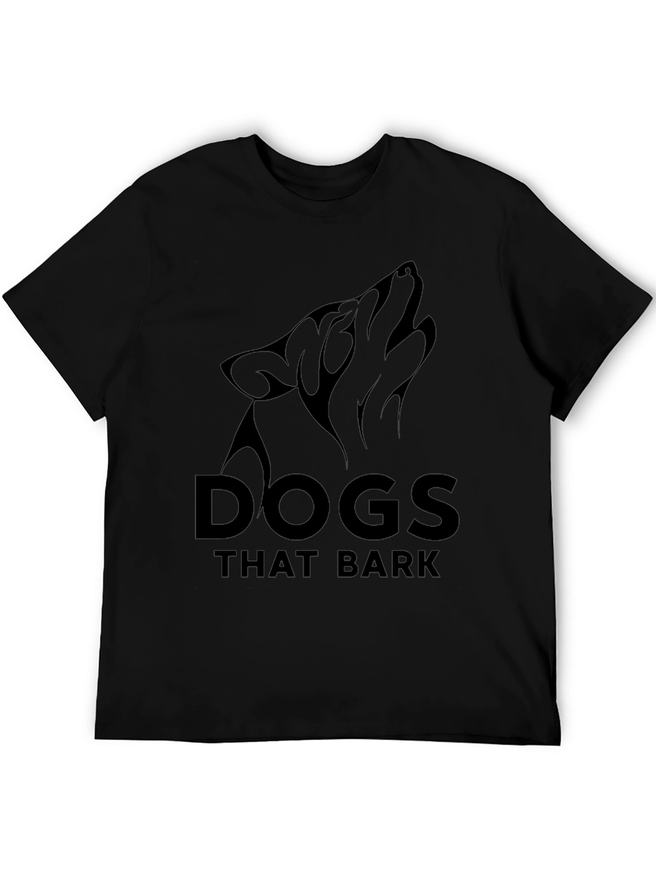 Dogs That Bark Black Graphic Tee