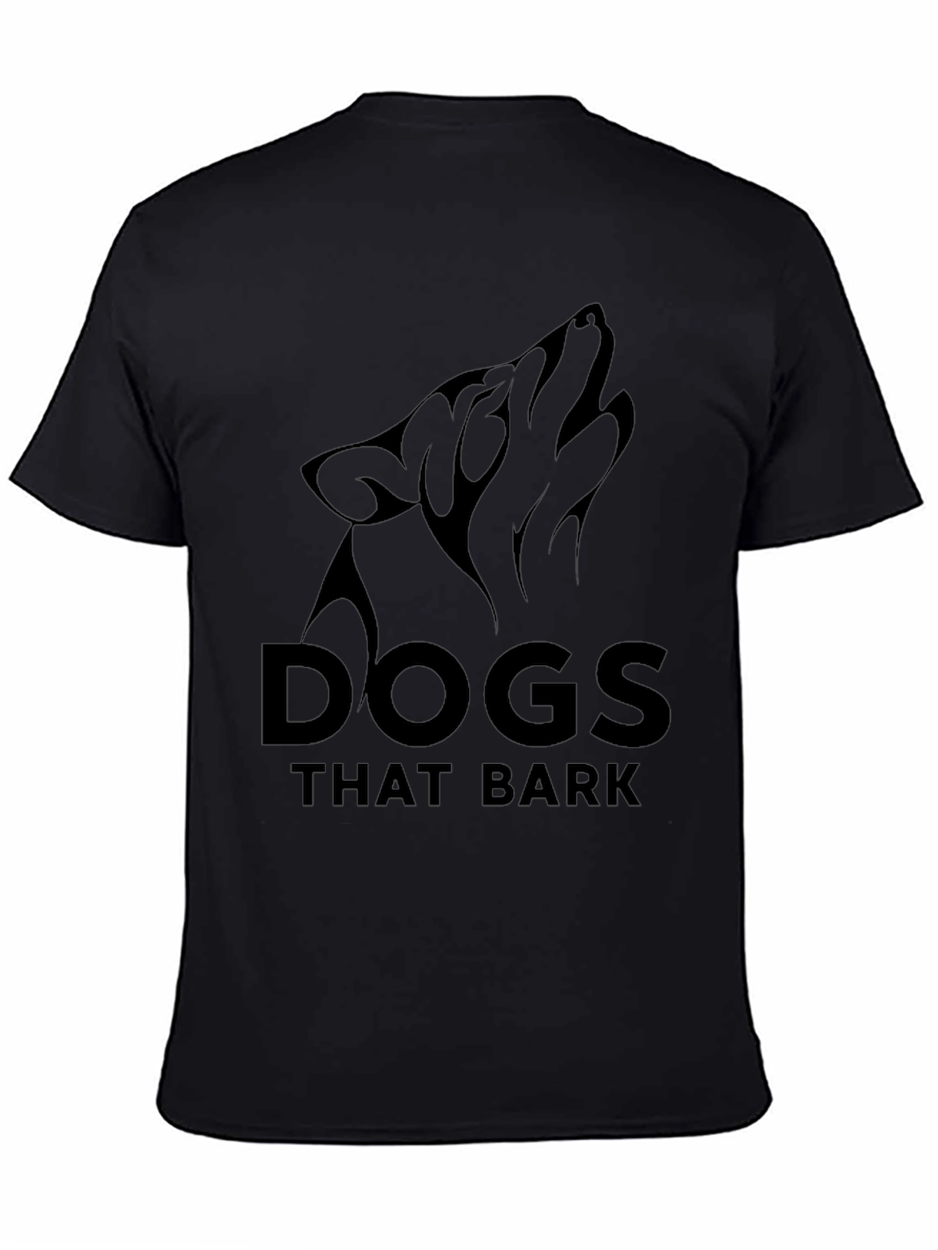 Dogs That Bark Black Graphic Tee