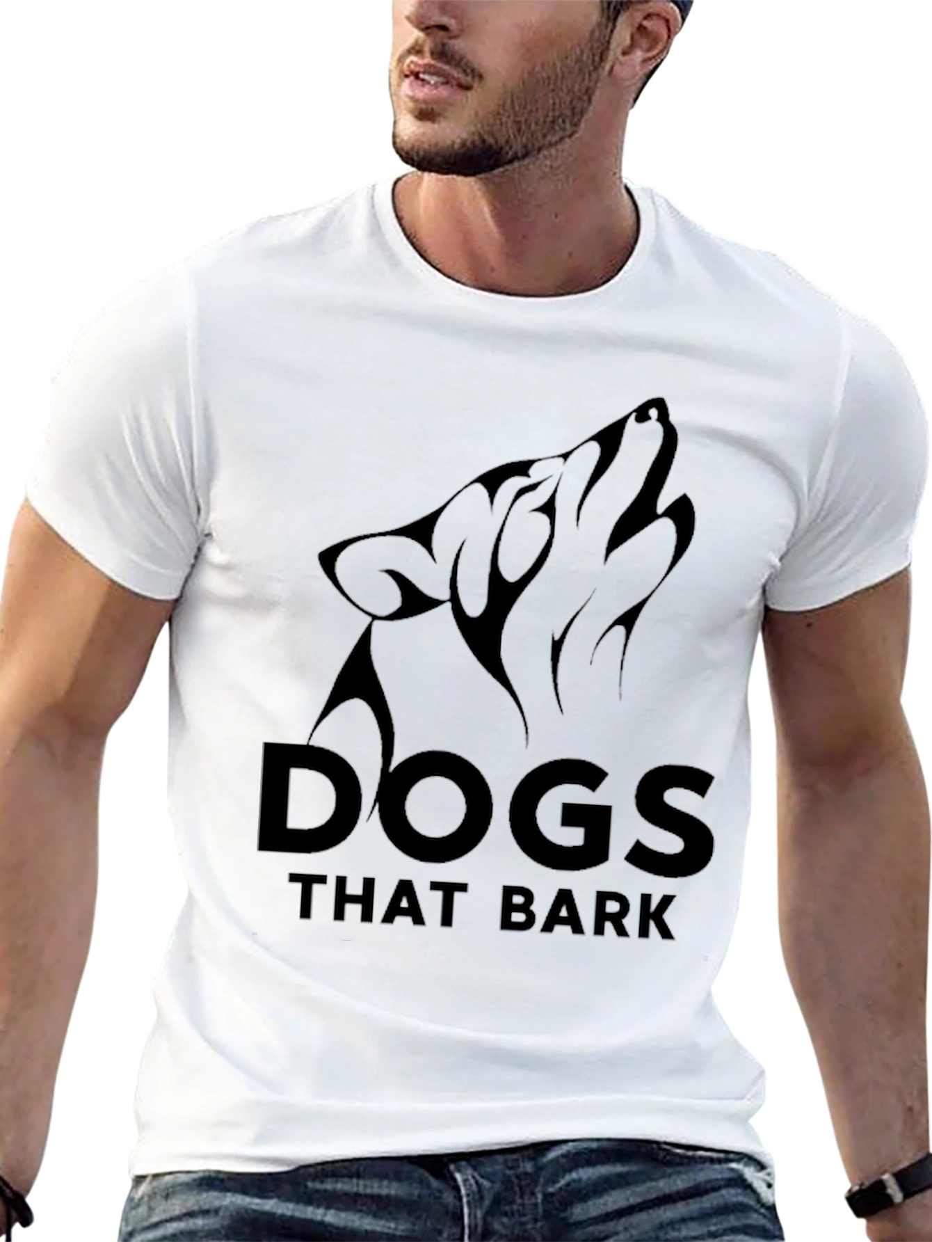 Dogs That Bark Black Graphic Tee