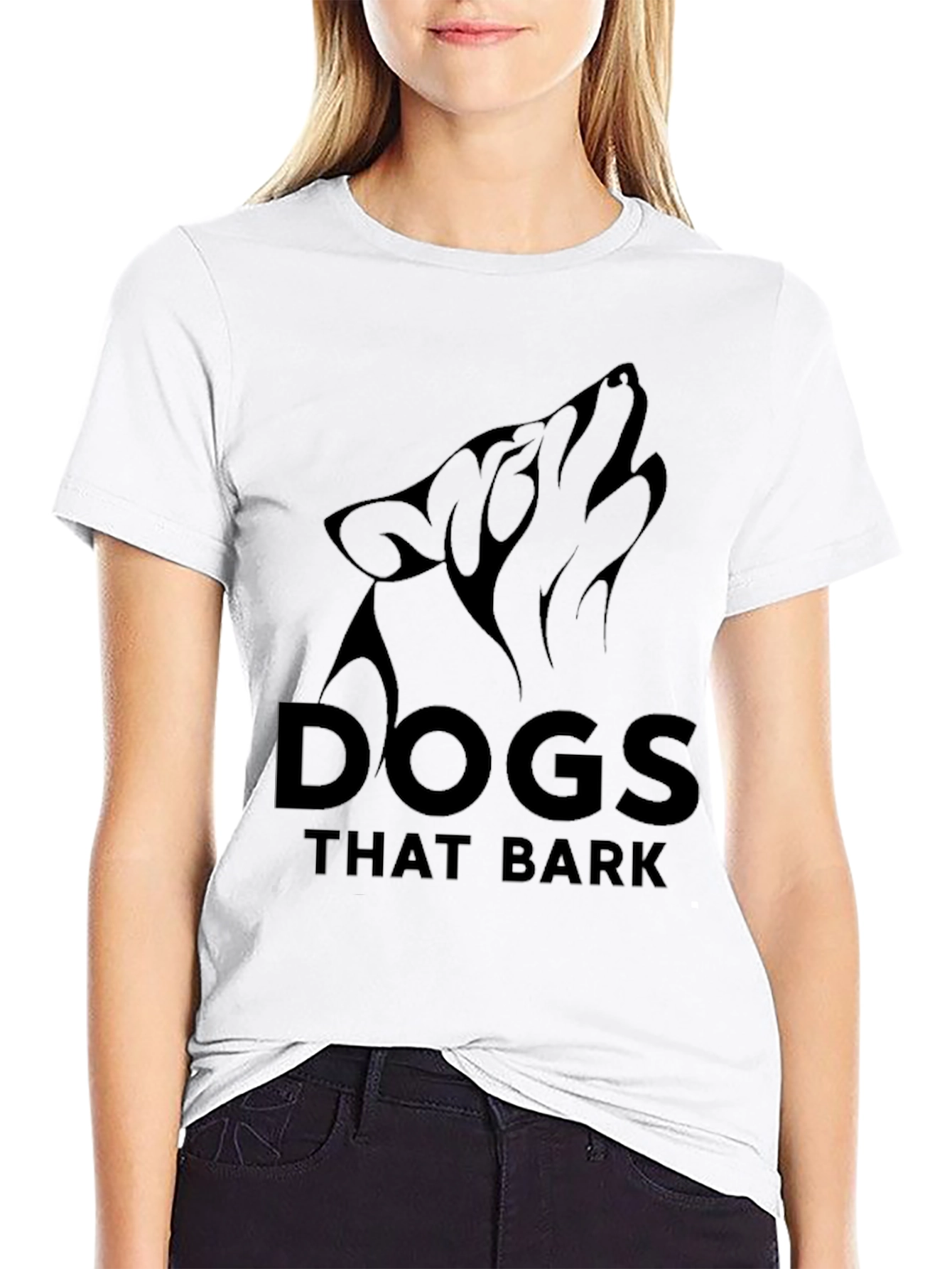 Dogs That Bark Black Graphic Tee