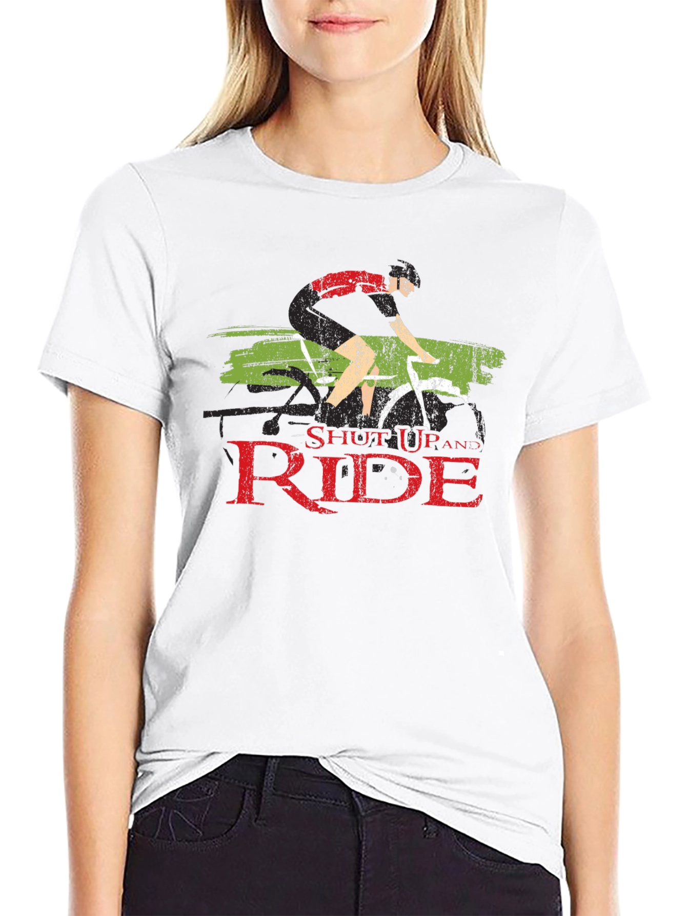 Shut Up and Ride T-Shirt - Cycling Apparel