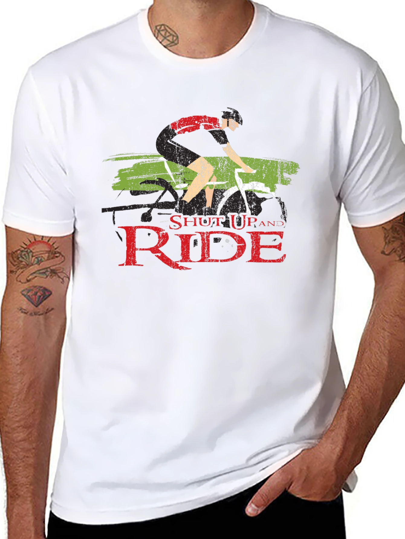Shut Up and Ride T-Shirt - Cycling Apparel
