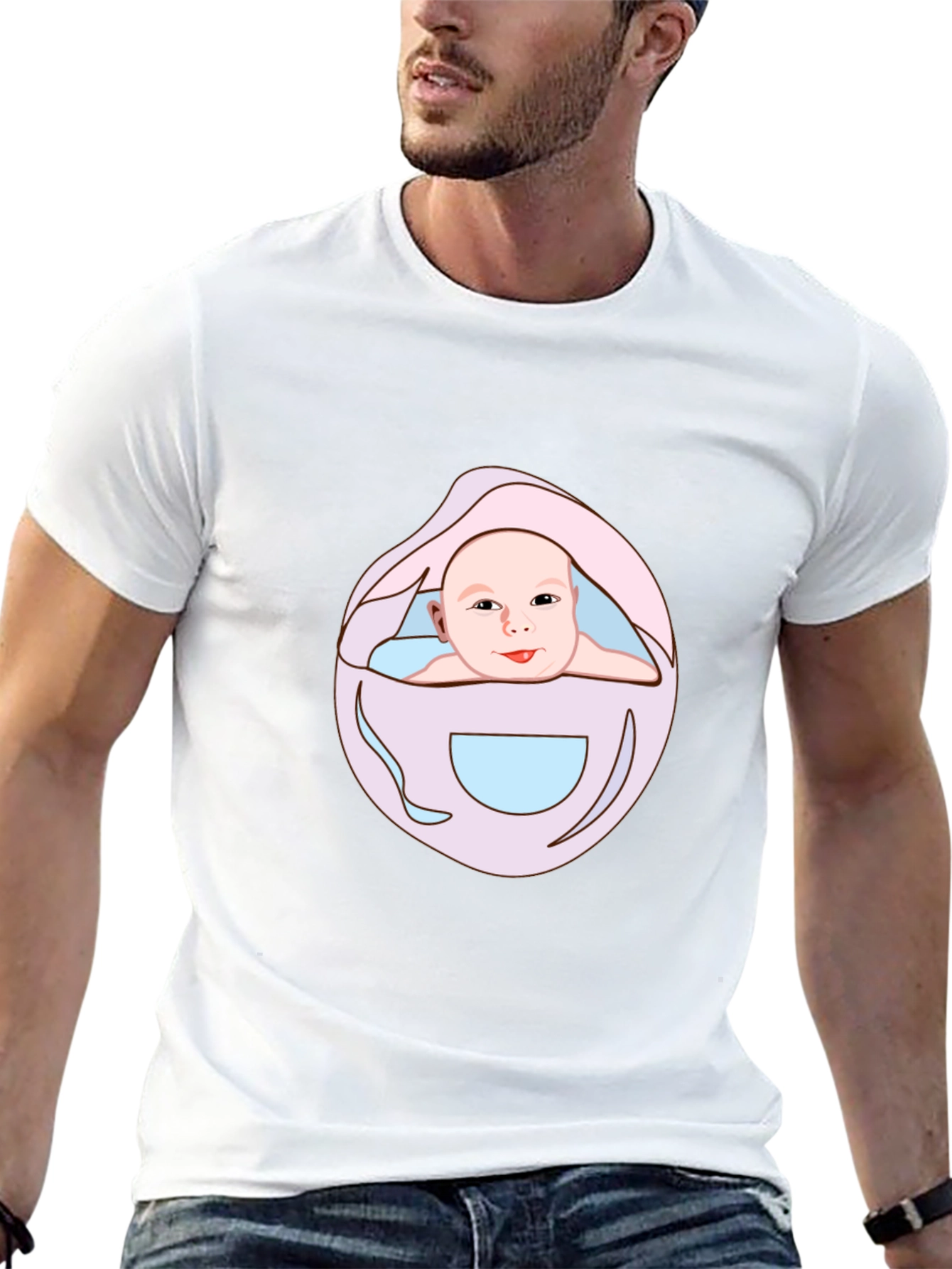Baby Graphic Black Tee