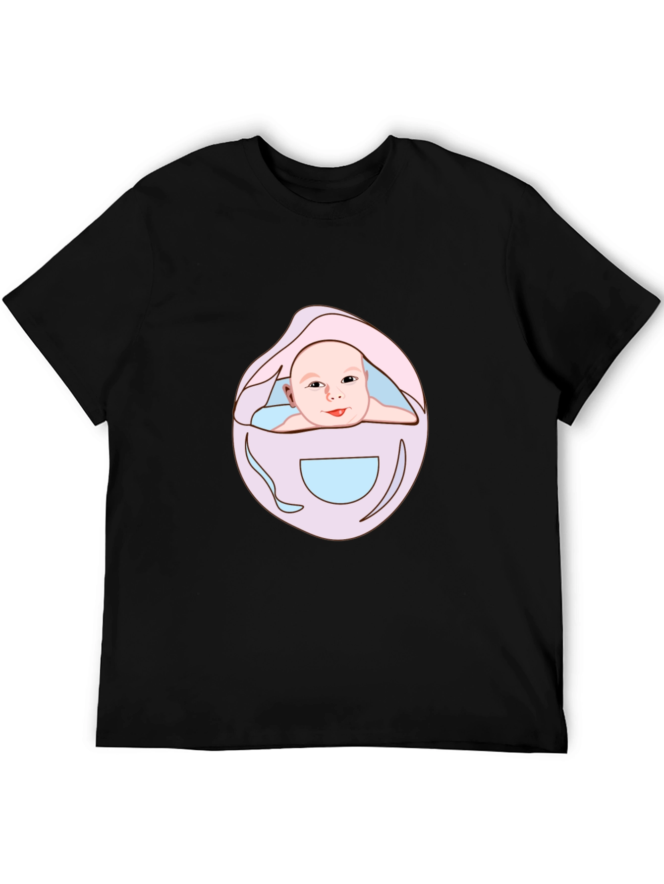 Baby Graphic Black Tee