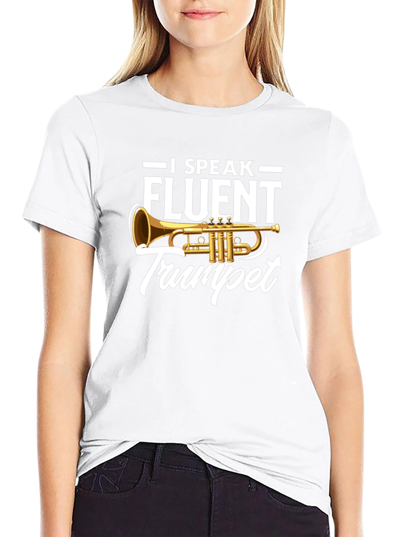 I Speak Fluent Trumpet Graphic T-Shirt