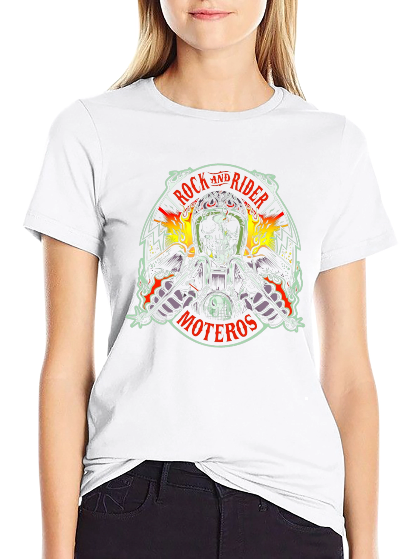 Rock & Rider Moteros Graphic Tee