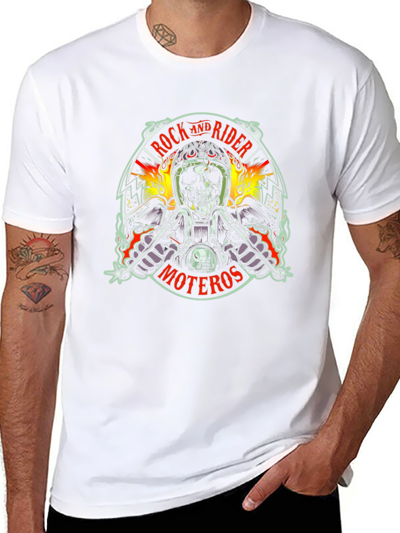 Rock & Rider Moteros Graphic Tee