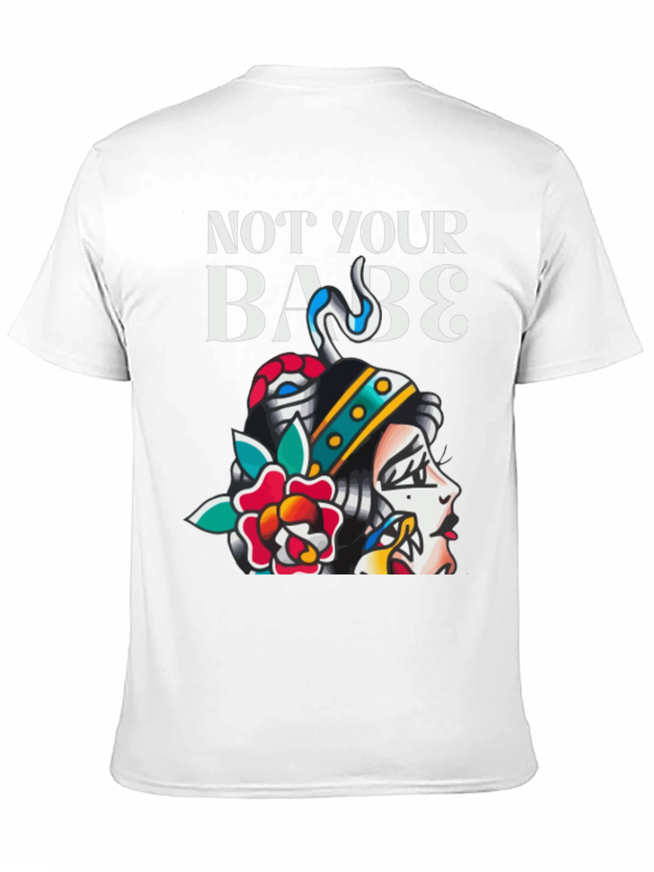Not Your Babe Tattoo Graphic T-Shirt