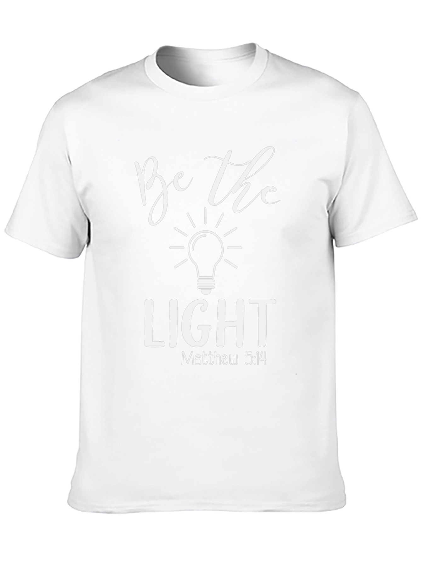 Be the Light Christian T-Shirt - Matthew 5:14