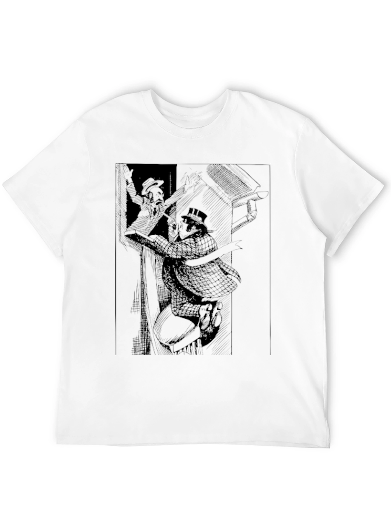 Retro Illustration Tee - Mystery Man