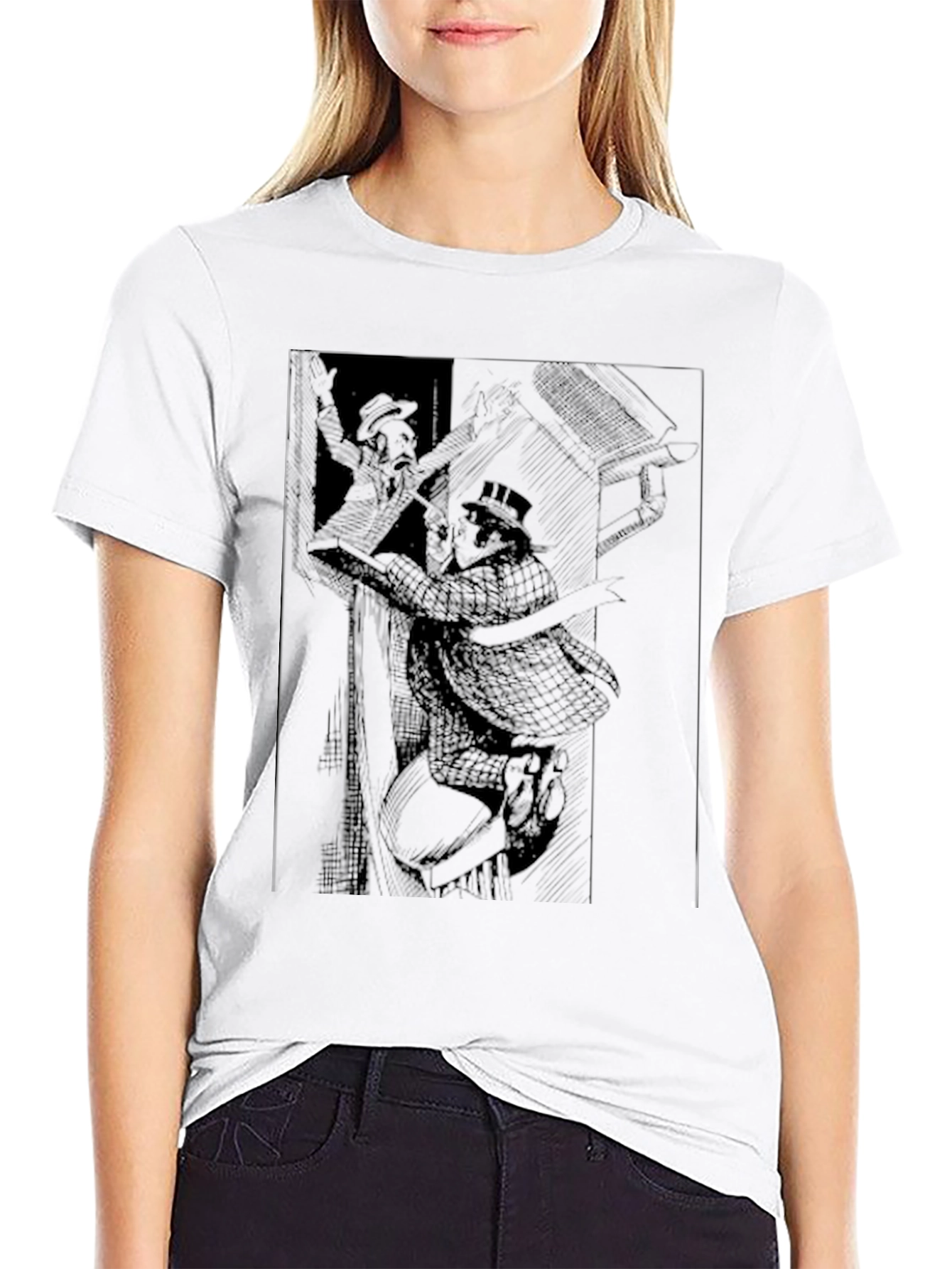 Retro Illustration Tee - Mystery Man