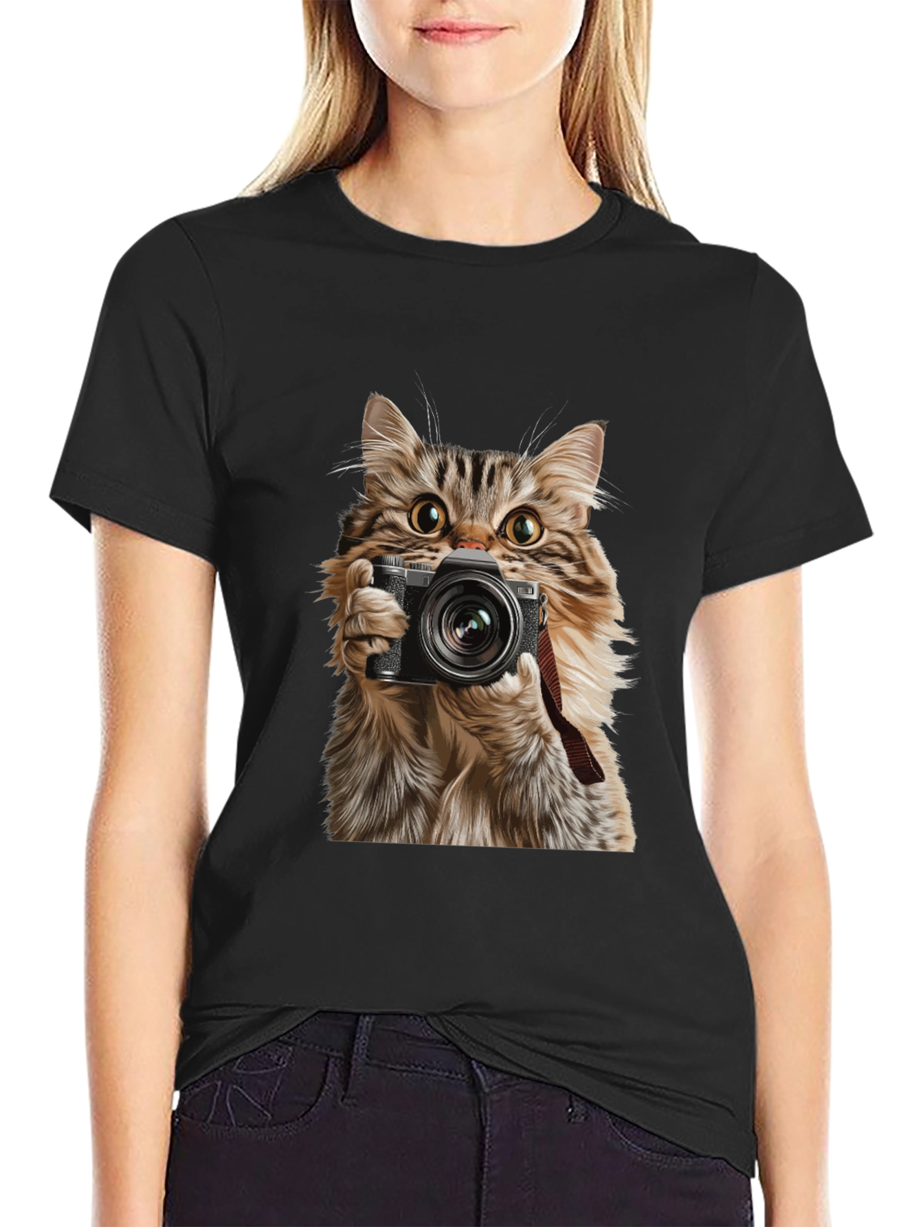 Cat Photographer T-Shirt: Cute & Quirky