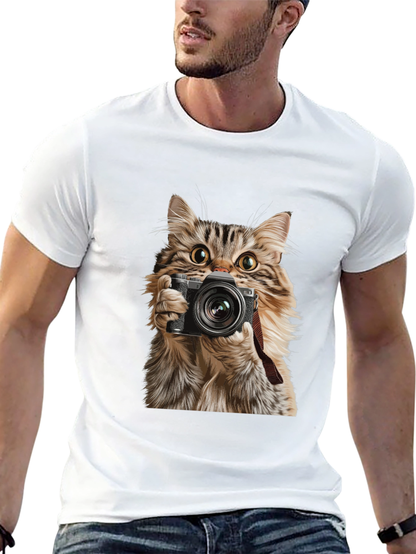 Cat Photographer T-Shirt: Cute & Quirky