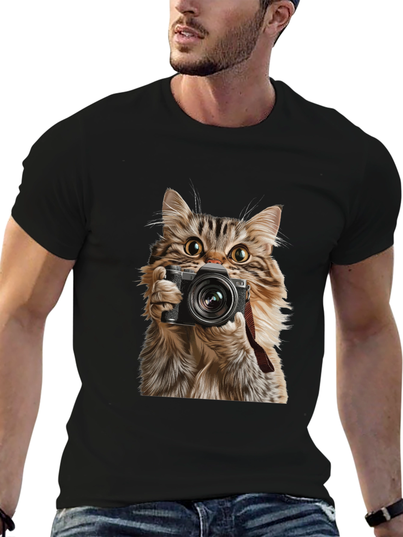 Cat Photographer T-Shirt: Cute & Quirky