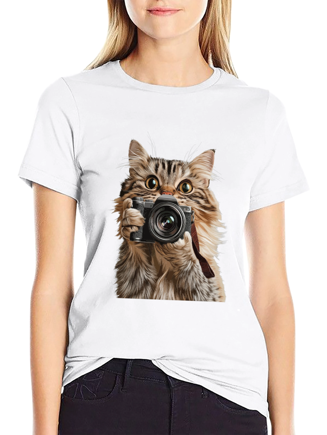 Cat Photographer T-Shirt: Cute & Quirky