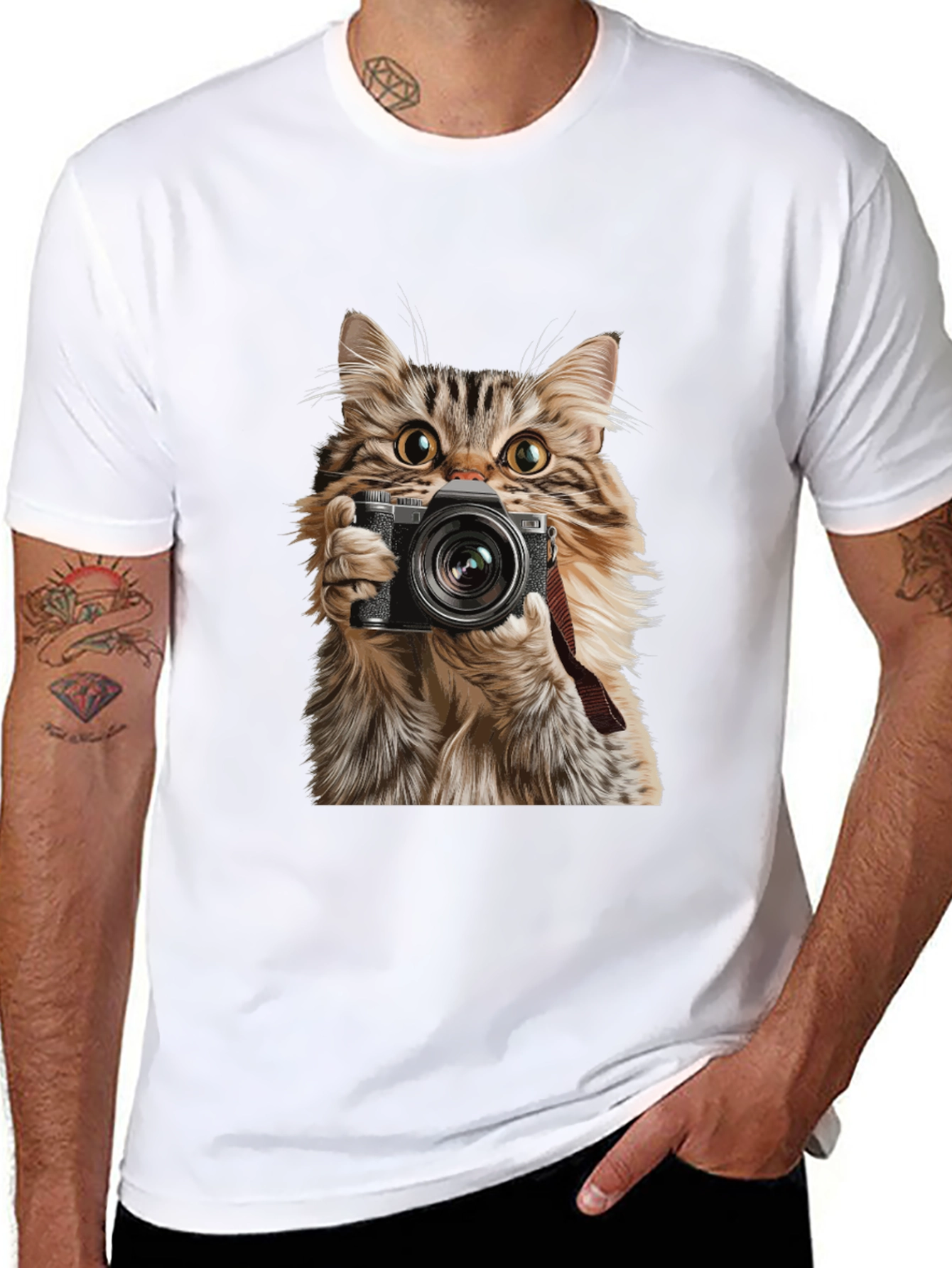 Cat Photographer T-Shirt: Cute & Quirky