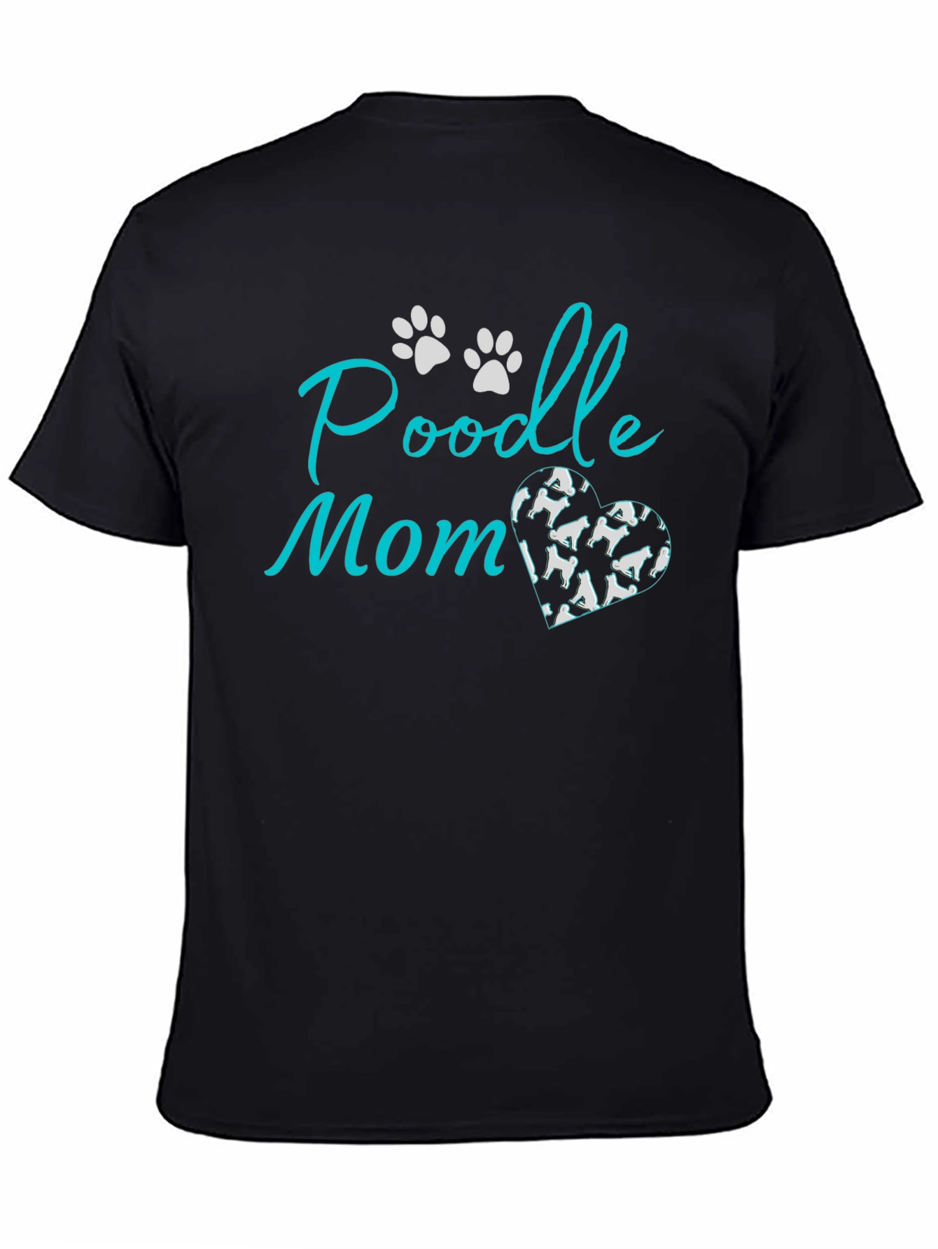 Poodle Mom Graphic T-Shirt - Cute Dog Lover Tee