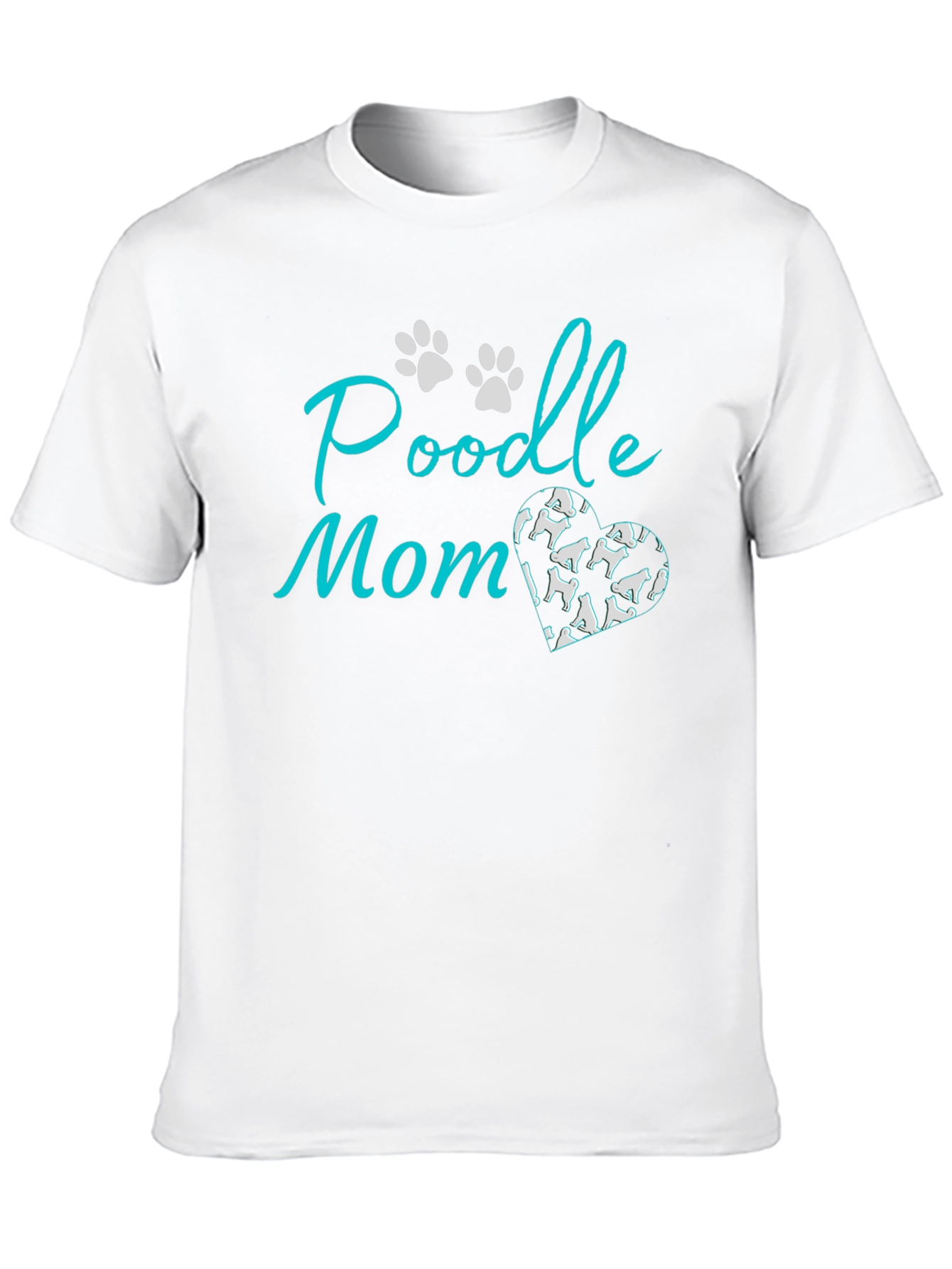 Poodle Mom Graphic T-Shirt - Cute Dog Lover Tee
