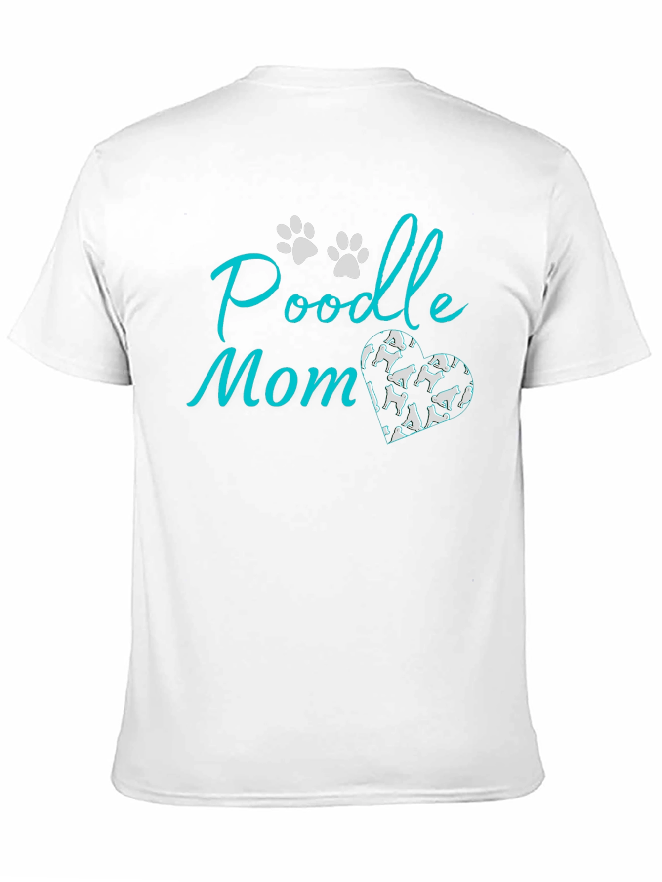 Poodle Mom Graphic T-Shirt - Cute Dog Lover Tee