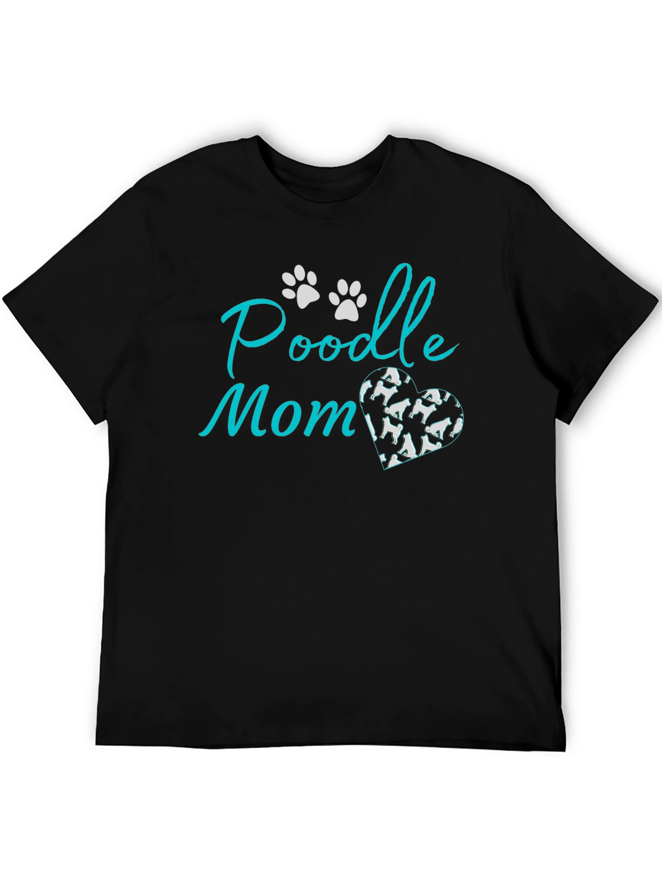 Poodle Mom Graphic T-Shirt - Cute Dog Lover Tee