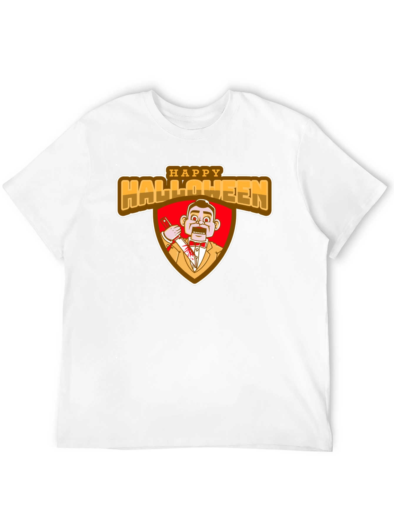 Happy Halloween Scary Dummy Graphic T-Shirt