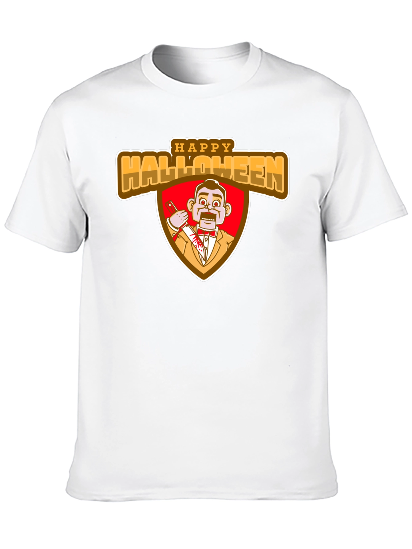 Happy Halloween Scary Dummy Graphic T-Shirt