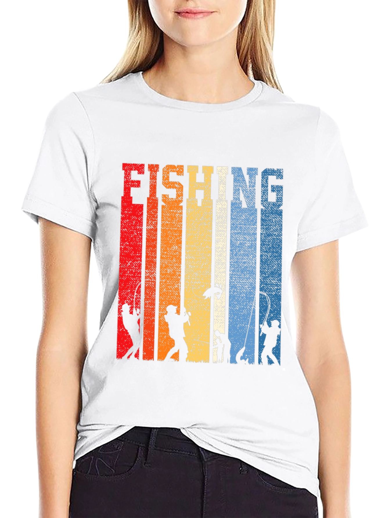 Retro Fishing Graphic T-Shirt