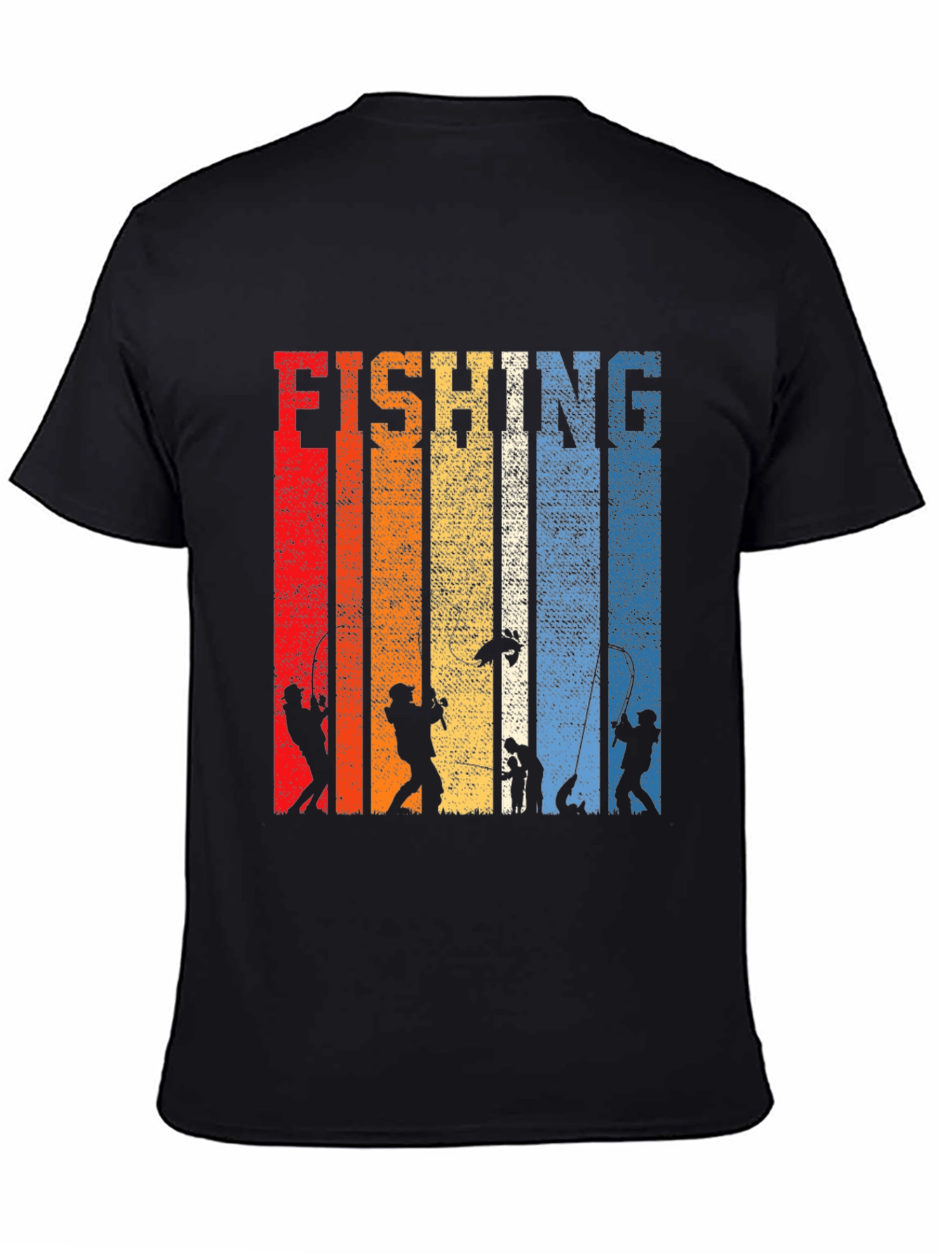 Retro Fishing Graphic T-Shirt
