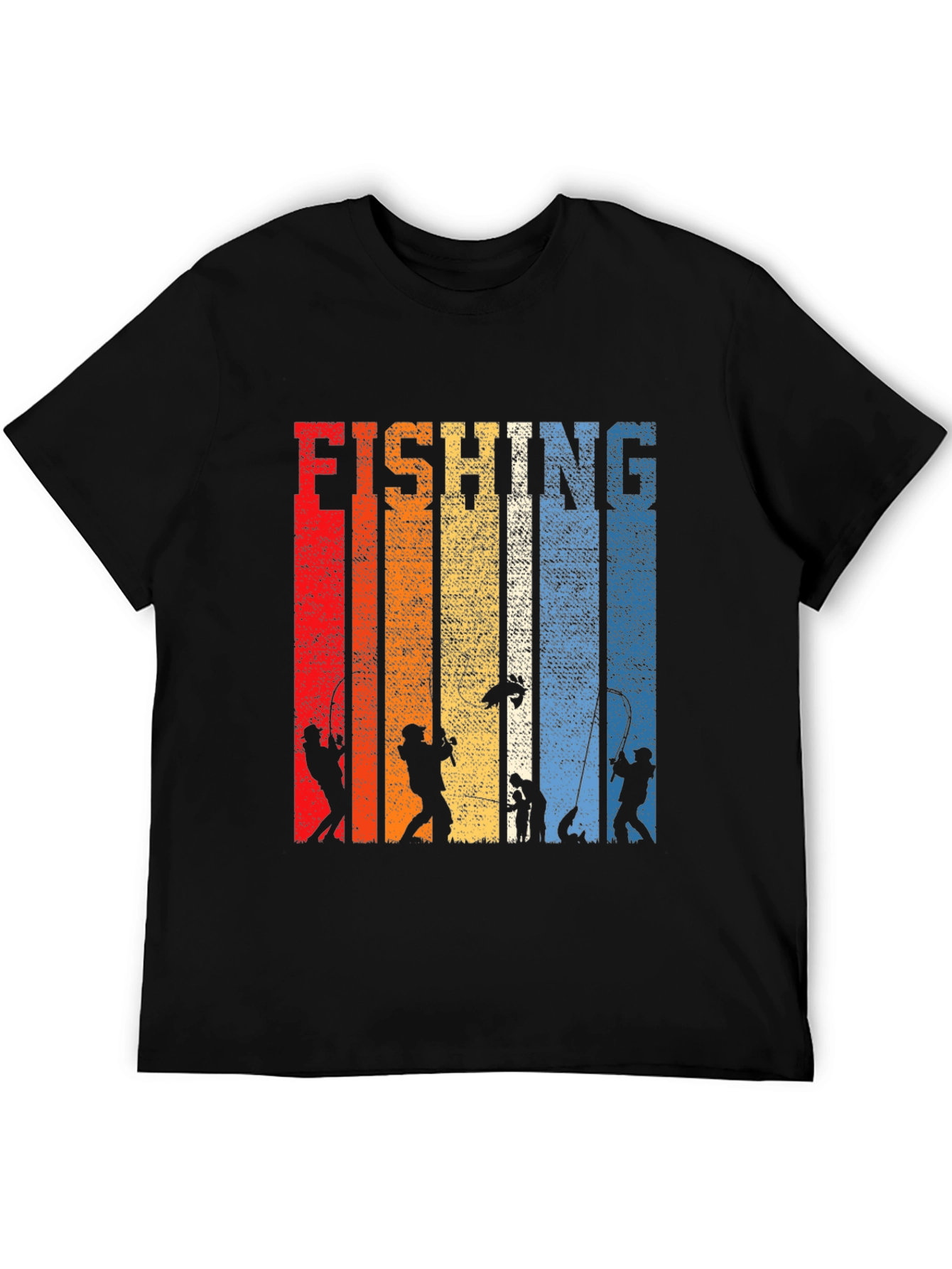Retro Fishing Graphic T-Shirt
