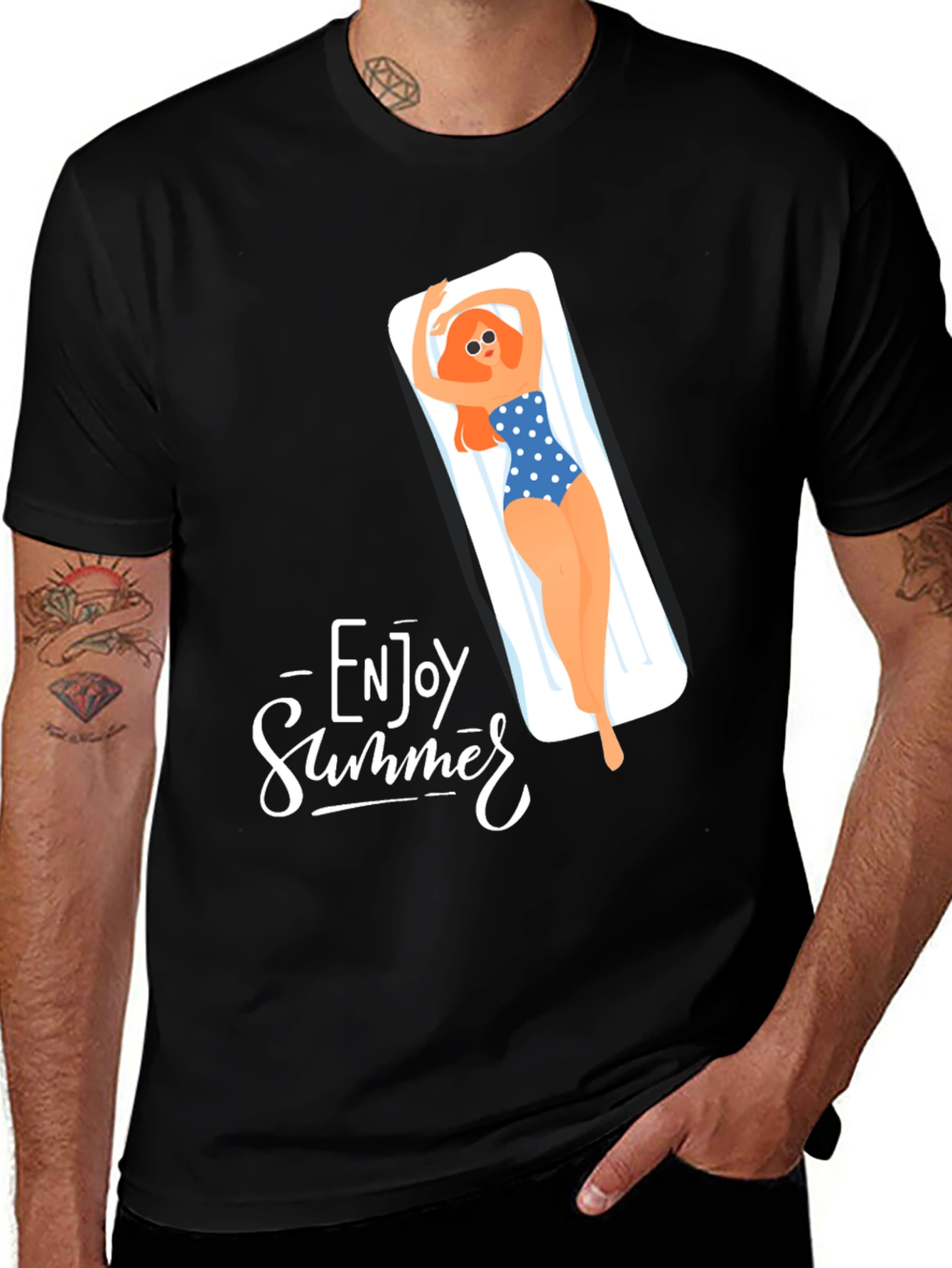 Enjoy Summer T-Shirt - Relaxed Beach Vibes