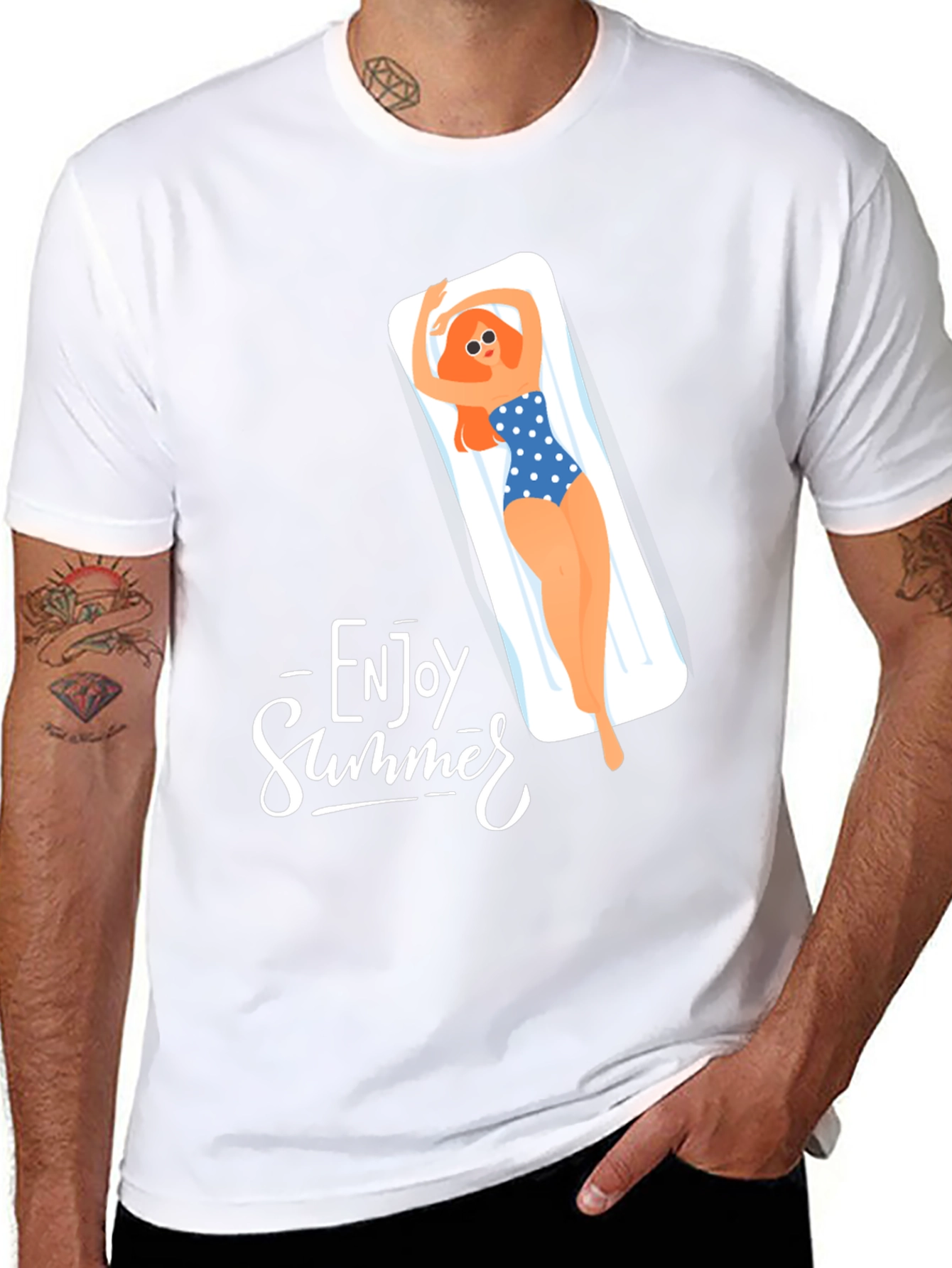Enjoy Summer T-Shirt - Relaxed Beach Vibes