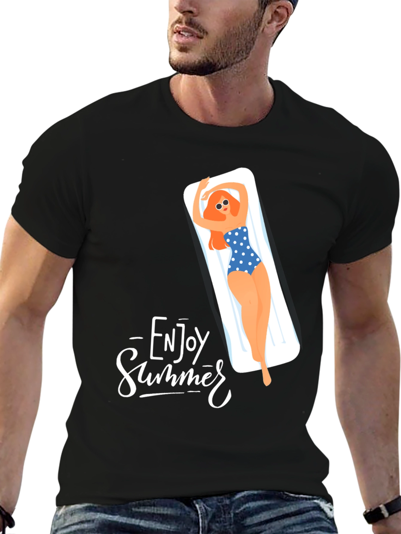 Enjoy Summer T-Shirt - Relaxed Beach Vibes
