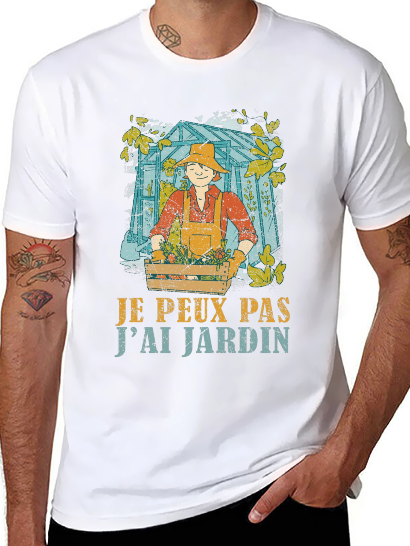 Gardener T-Shirt - Je Peux Pas Jai Jardin