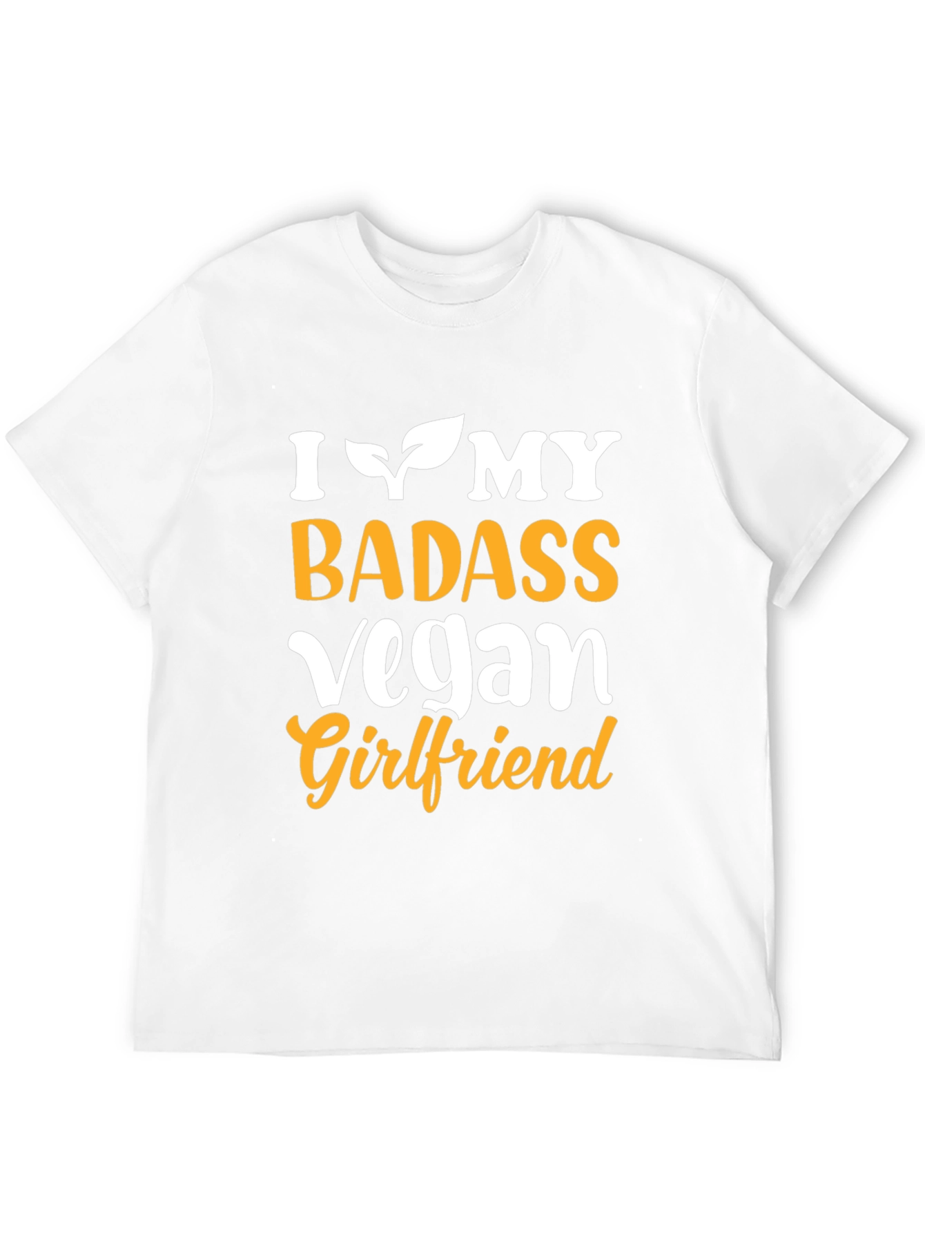 I Heart My Badass Vegan Girlfriend Graphic Tee