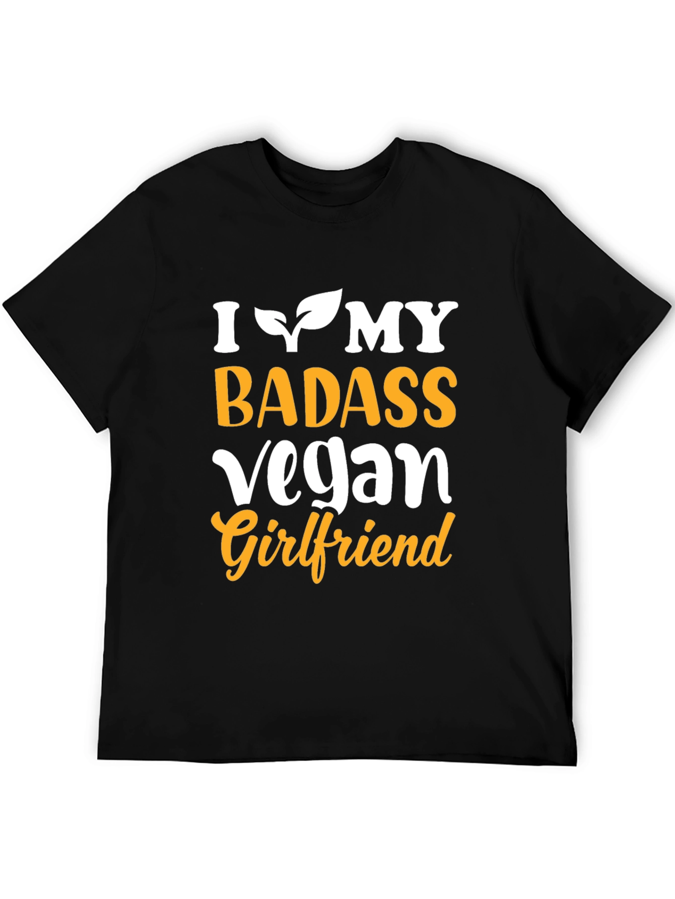 I Heart My Badass Vegan Girlfriend Graphic Tee
