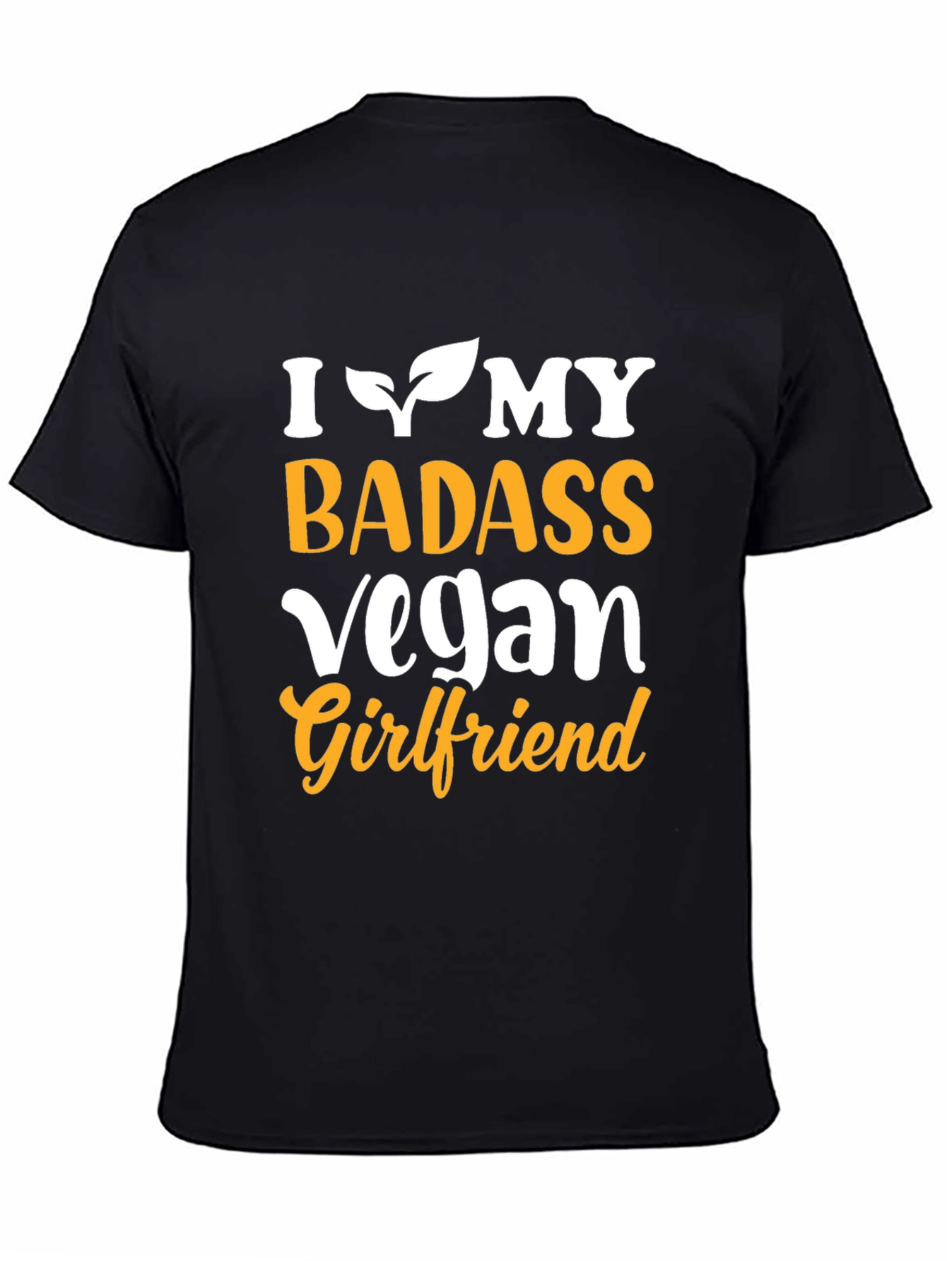 I Heart My Badass Vegan Girlfriend Graphic Tee