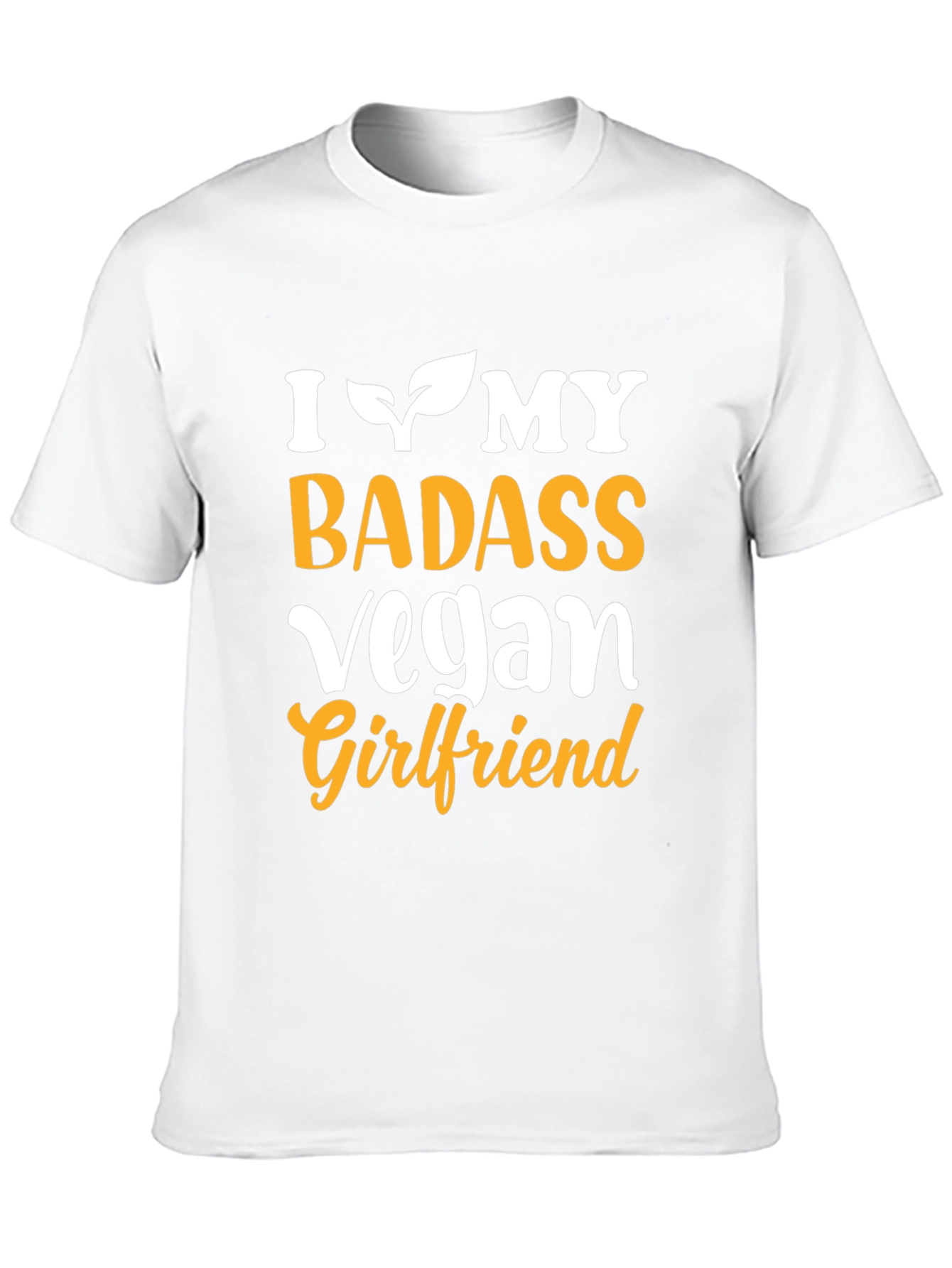 I Heart My Badass Vegan Girlfriend Graphic Tee