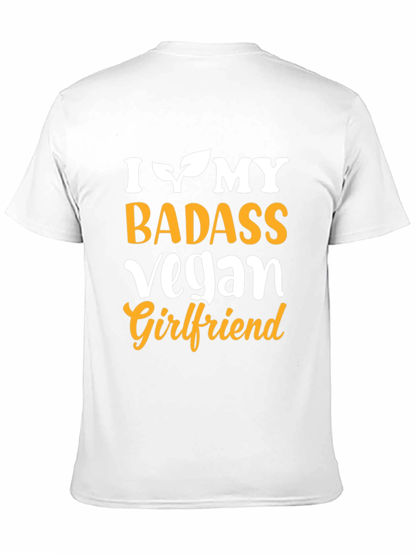 I Heart My Badass Vegan Girlfriend Graphic Tee