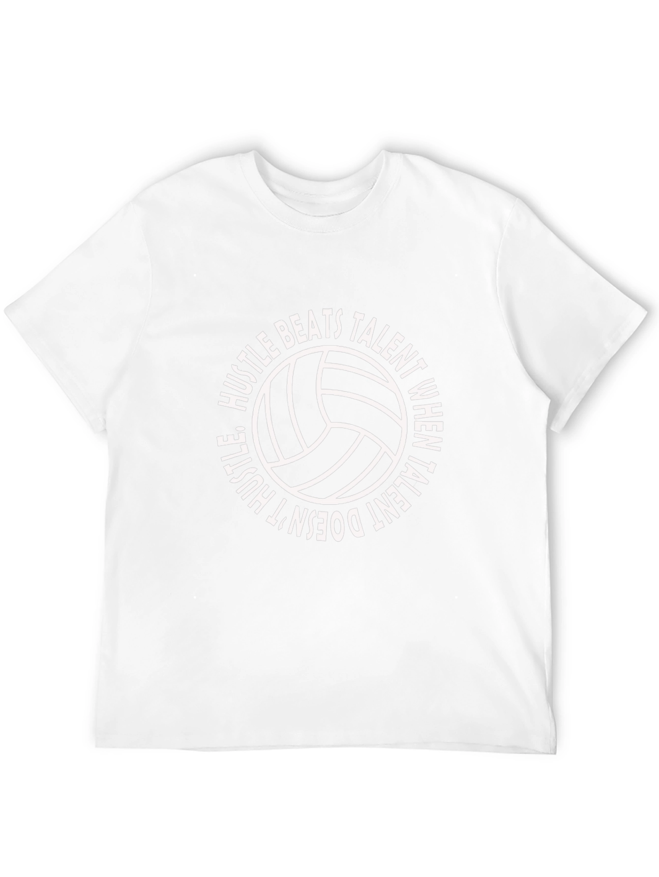 Volleyball Hustle Graphic Tee - Sporty Comfort