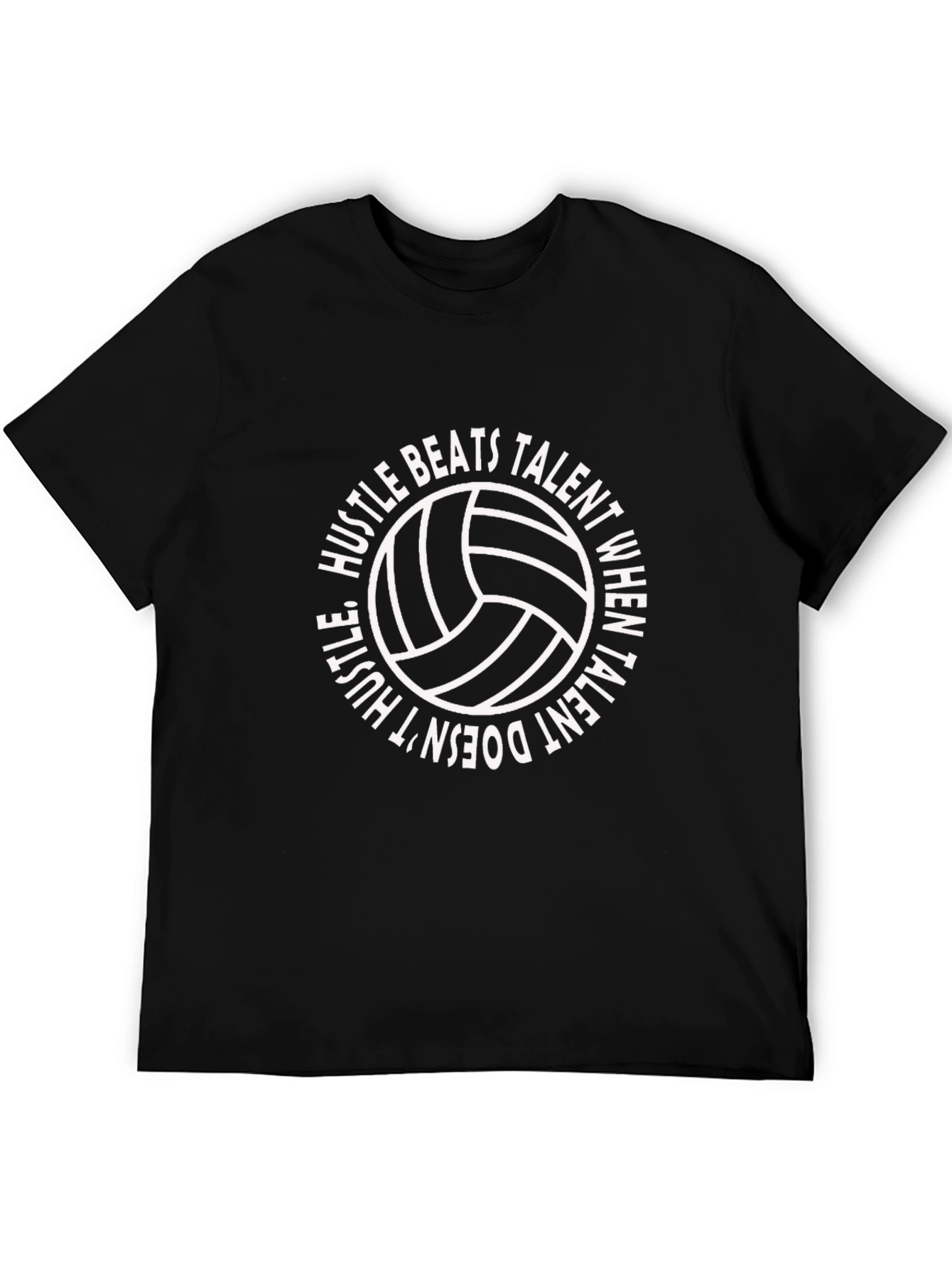 Volleyball Hustle Graphic Tee - Sporty Comfort