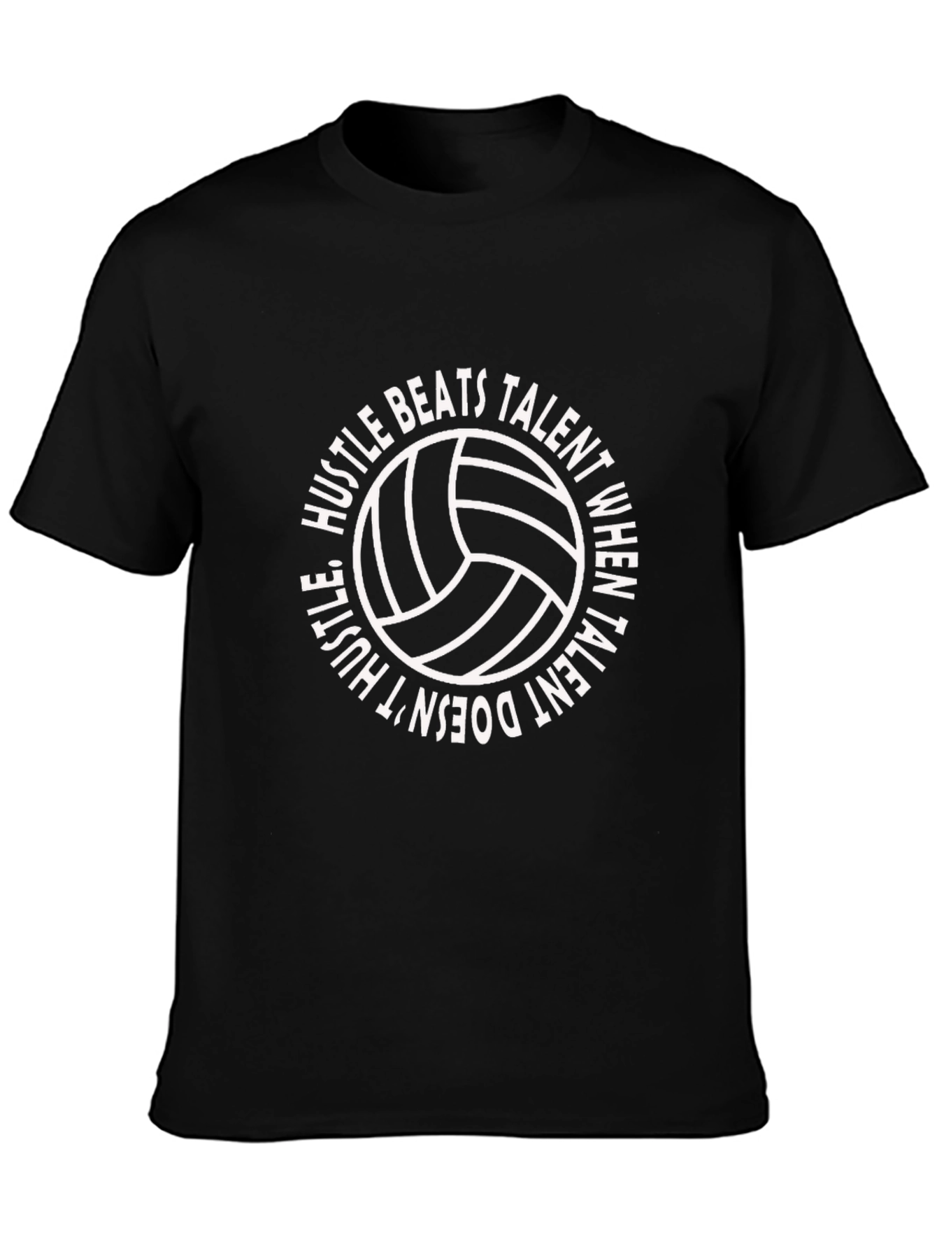 Volleyball Hustle Graphic Tee - Sporty Comfort